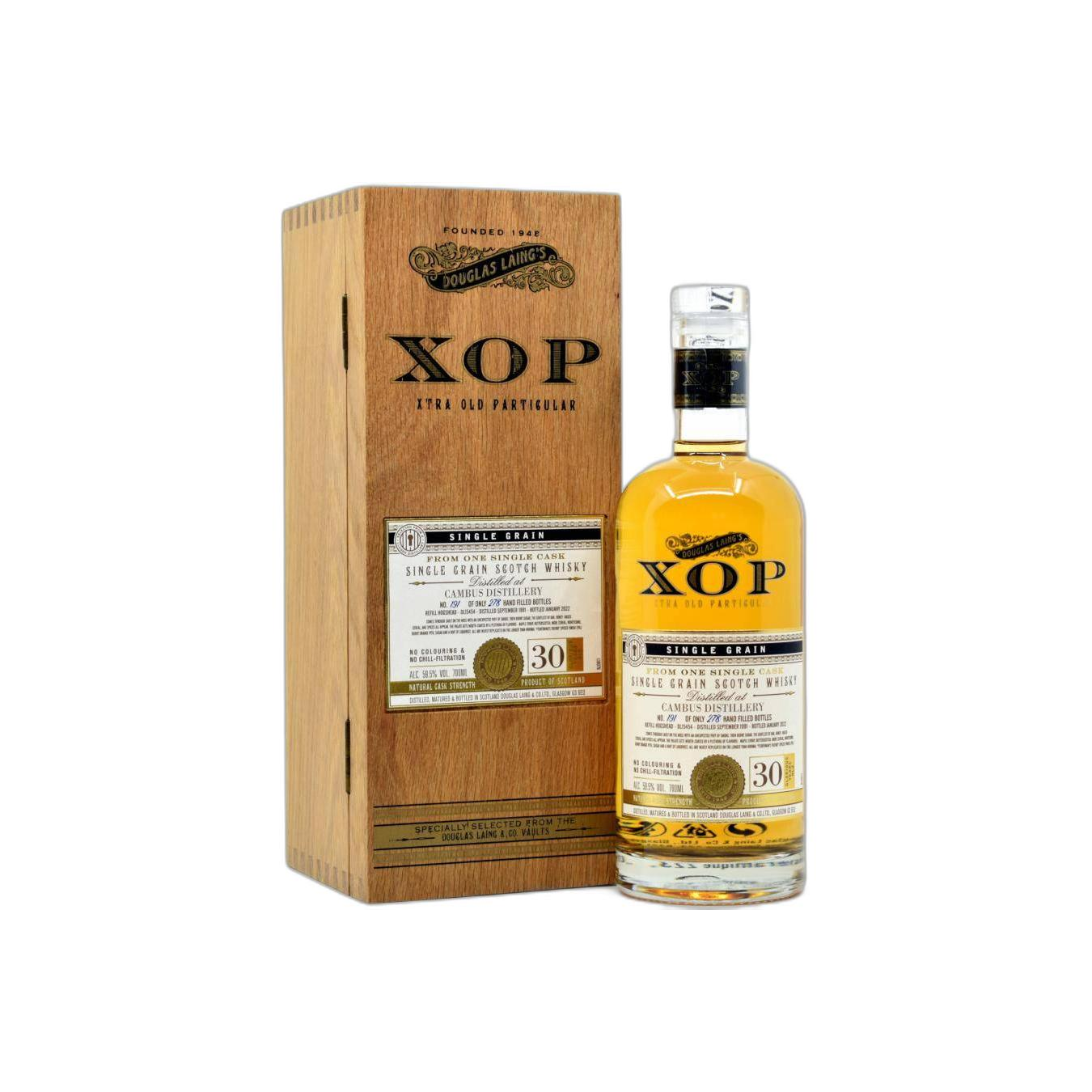 Cambus 1991 30 Years Single Grain Whisky