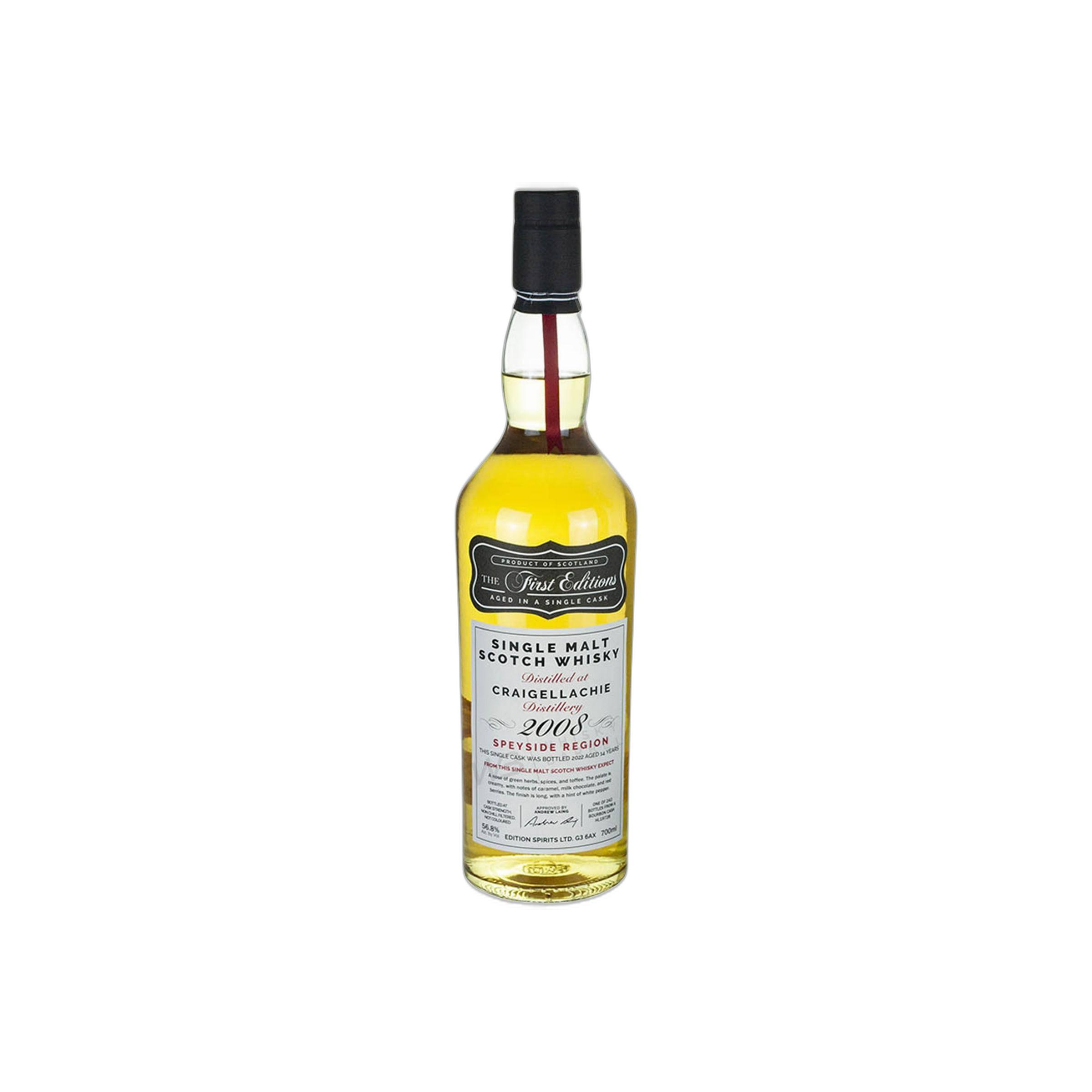 Craigellachie The First Editions 2008 14 Years Single Malt Whisky
