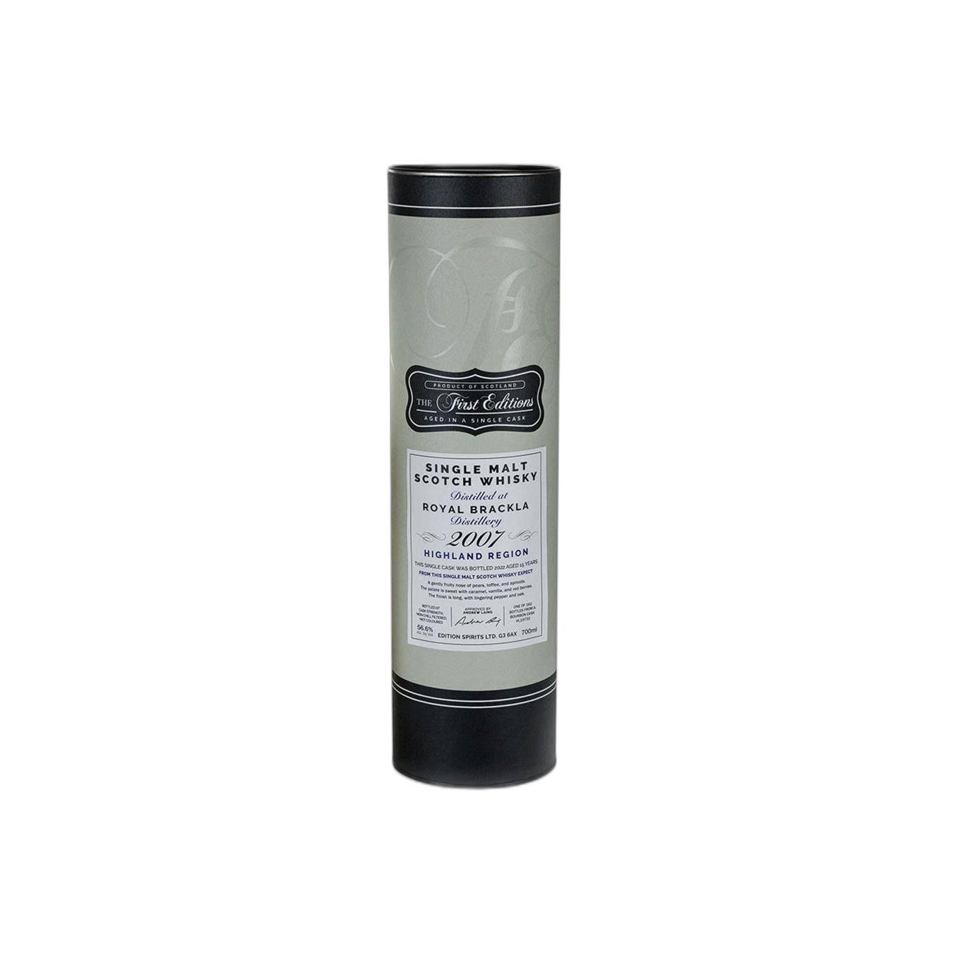 Royal Brackla The First Editions 2007 15 Years Single Malt Whisky 2
