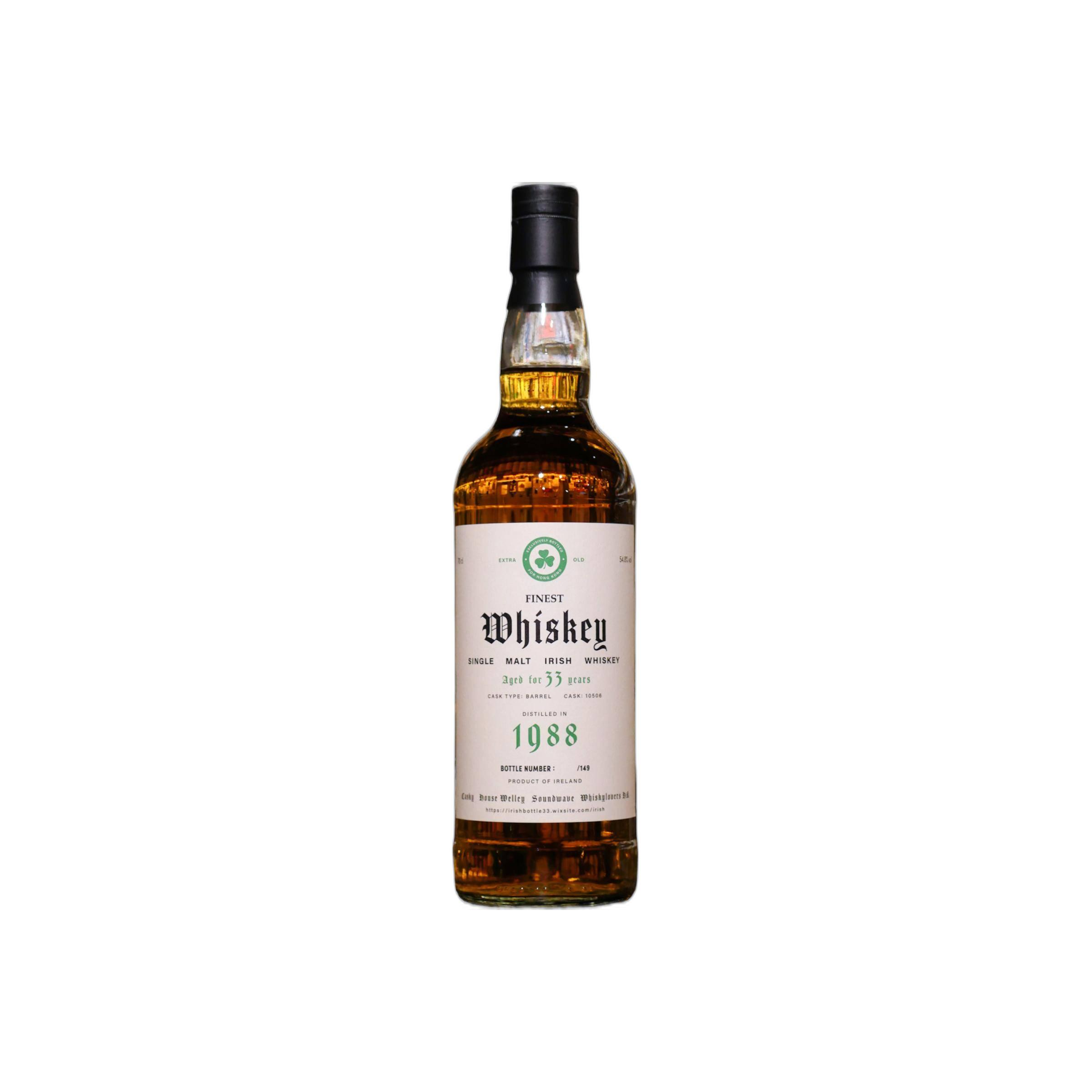 Finest Irish Whiskey 1988 UD 2