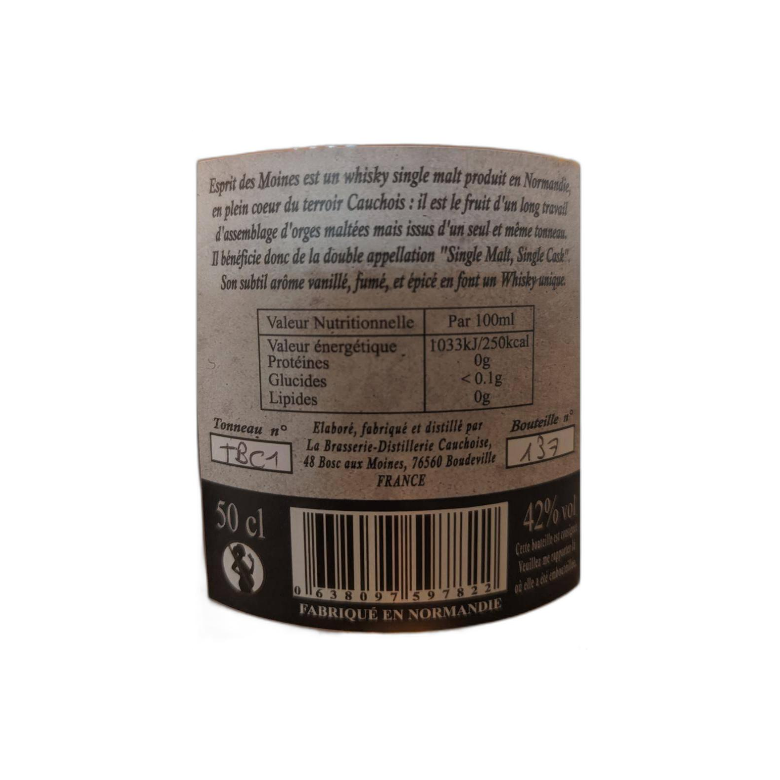 Esprit des Moines Le Whisky Cauchois 2