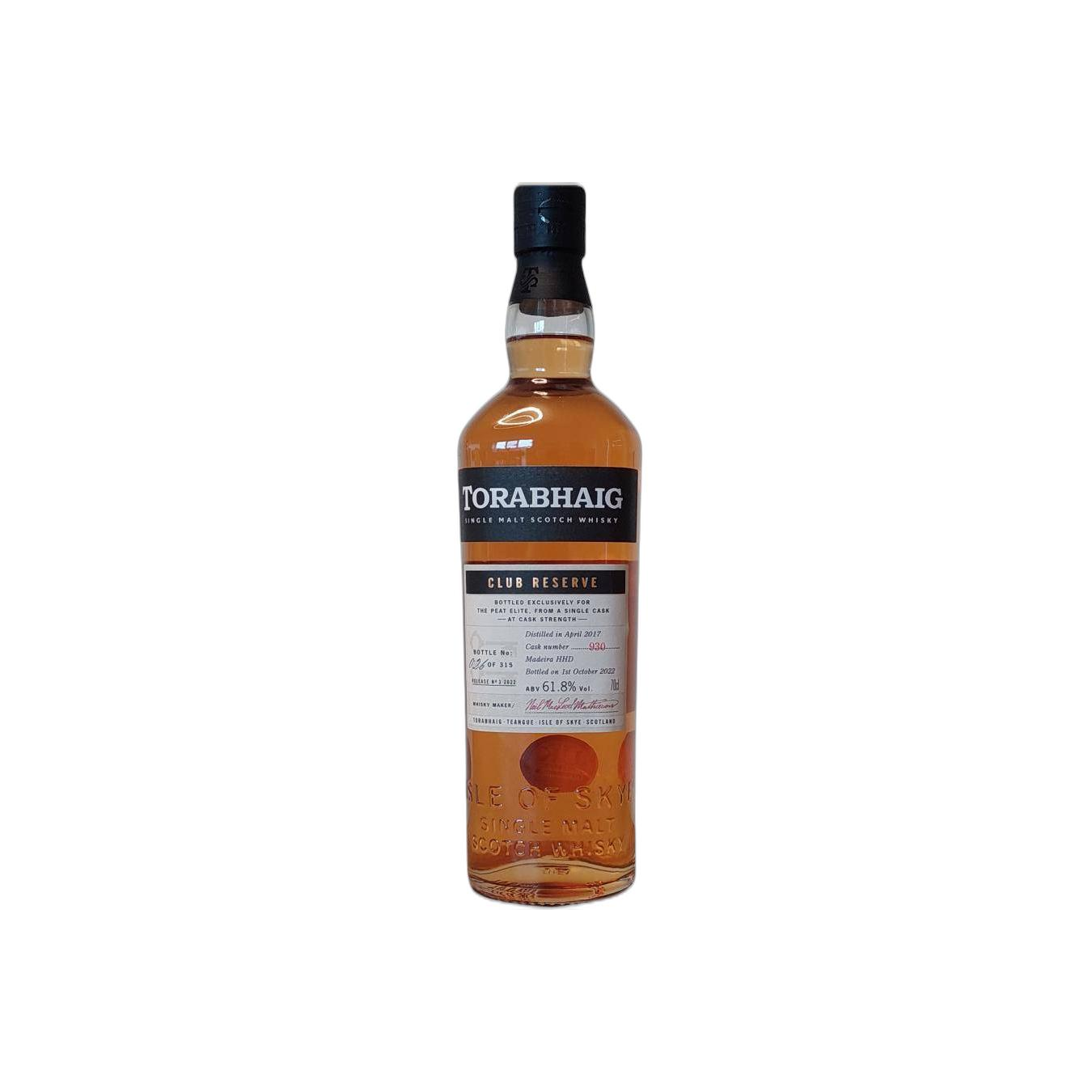 Torabhaig 2017 5 Years Single Malt Whisky