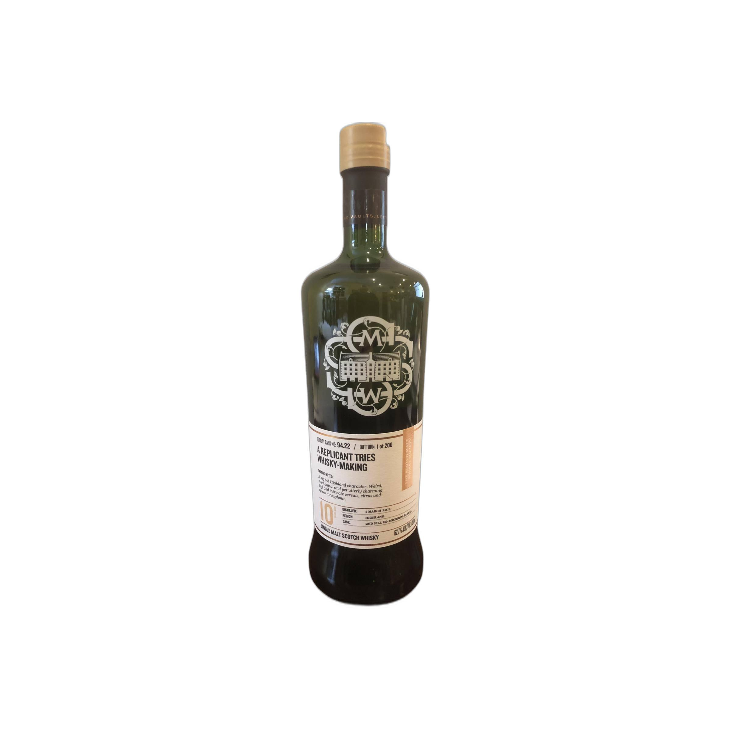 The Scotch Malt Whisky Society 2011 10 Years Single Malt Whisky