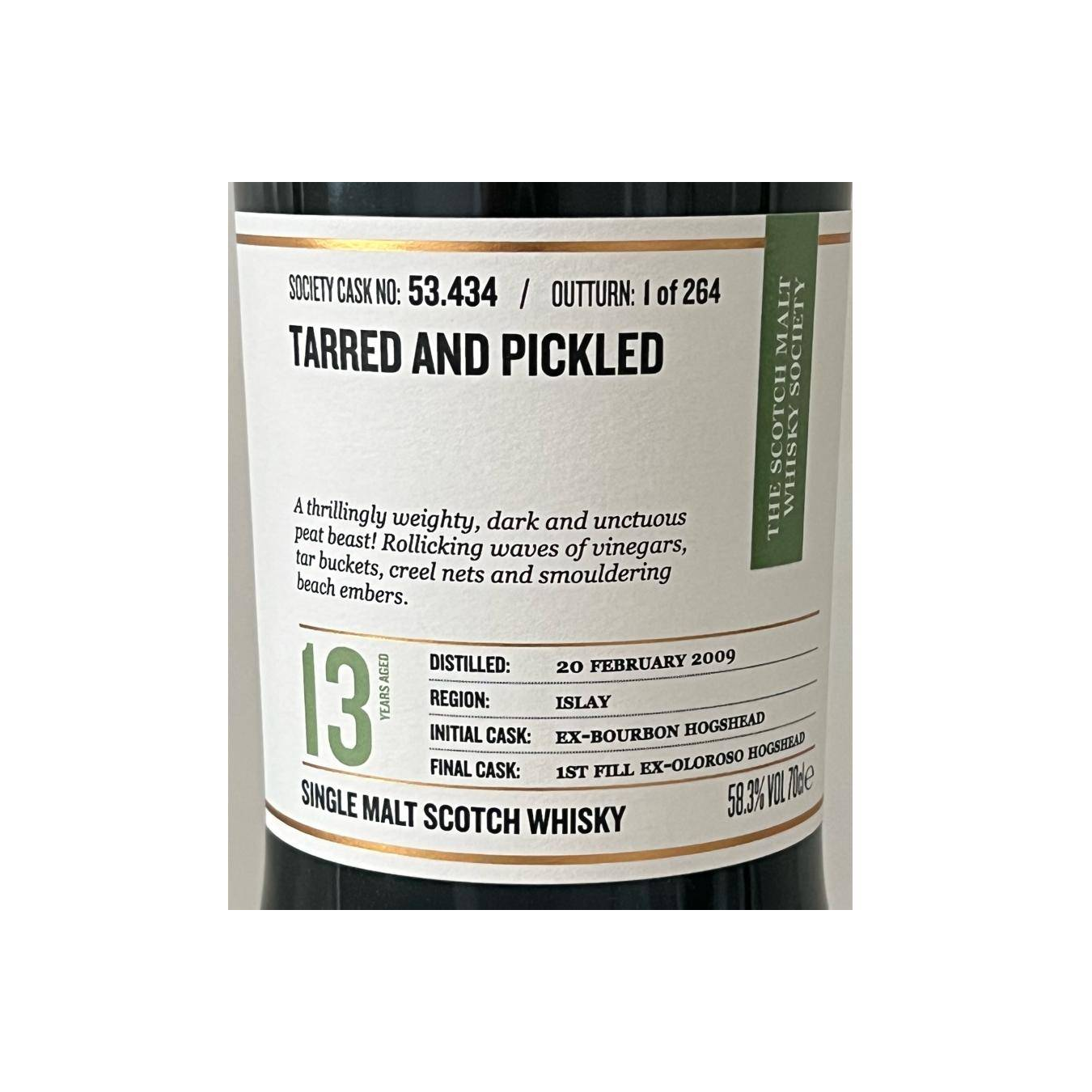 The Scotch Malt Whisky Society 2009 13 Years Single Malt Whisky 2