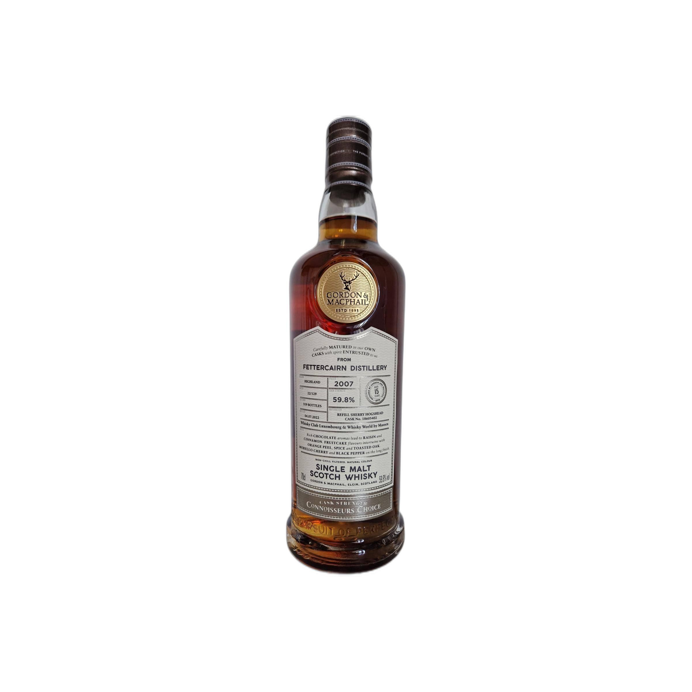 Fettercairn Connoisseurs Choice - Cask Strength 2007 15 Years Single Malt Whisky
