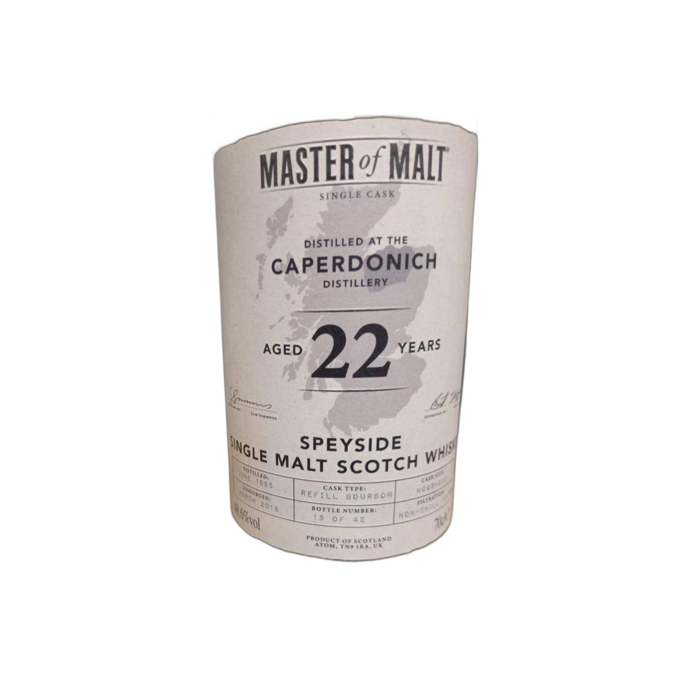 Caperdonich 1995 22 Years Single Malt Whisky