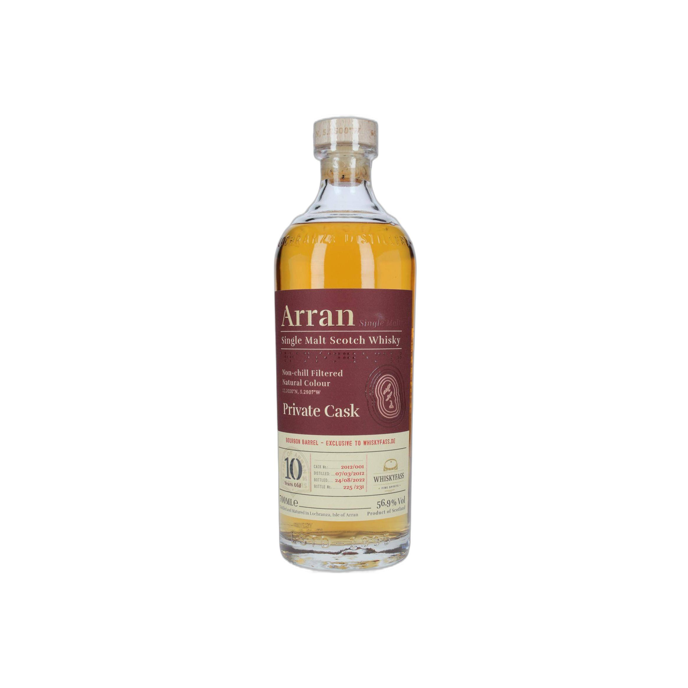 Arran Private Cask 2012 10 Years Single Malt Whisky