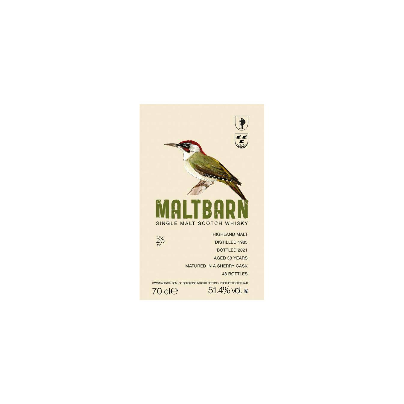 Maltbarn 1983 38 Years Single Malt Whisky 2