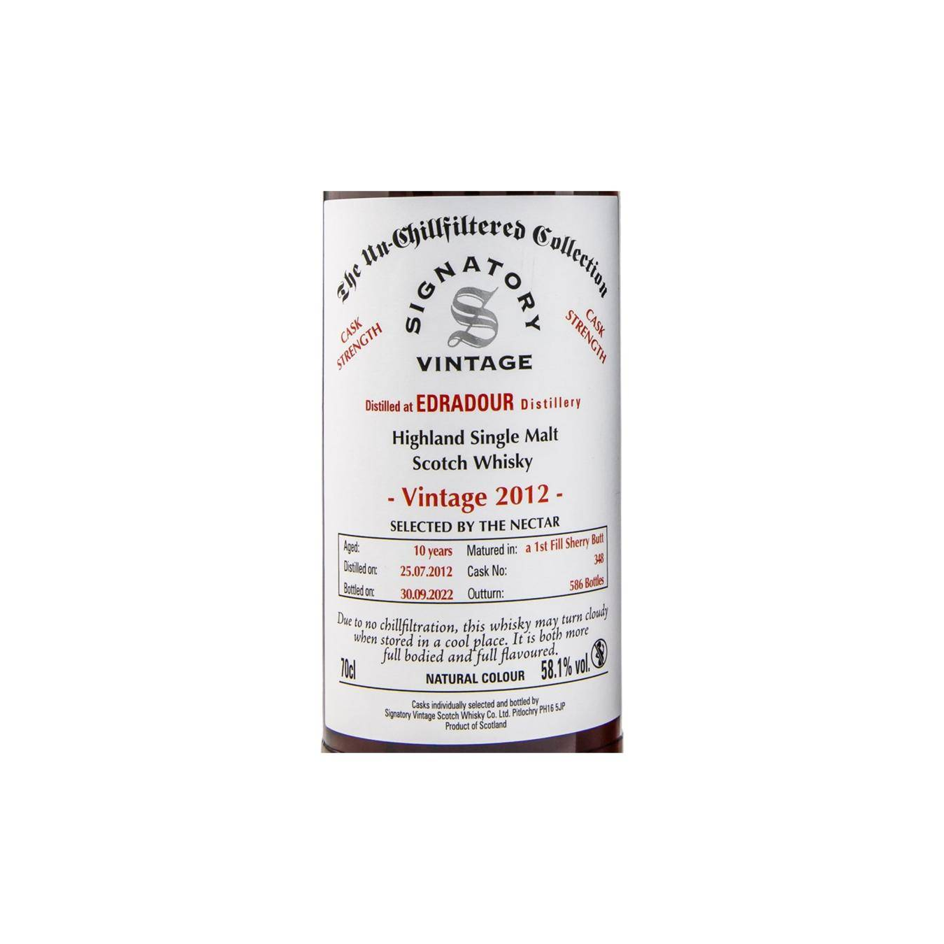 Edradour 2012 10 Years Single Malt Whisky 2