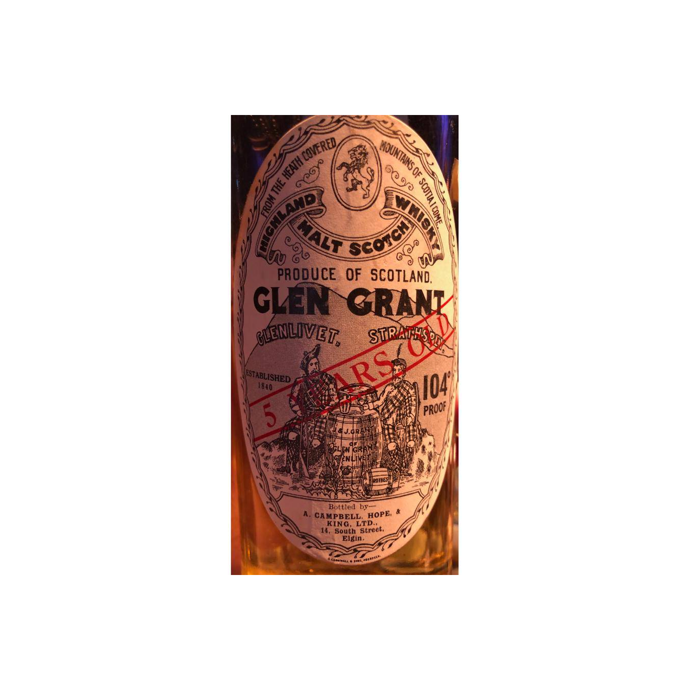 Glen Grant 5 Years Single Malt Whisky