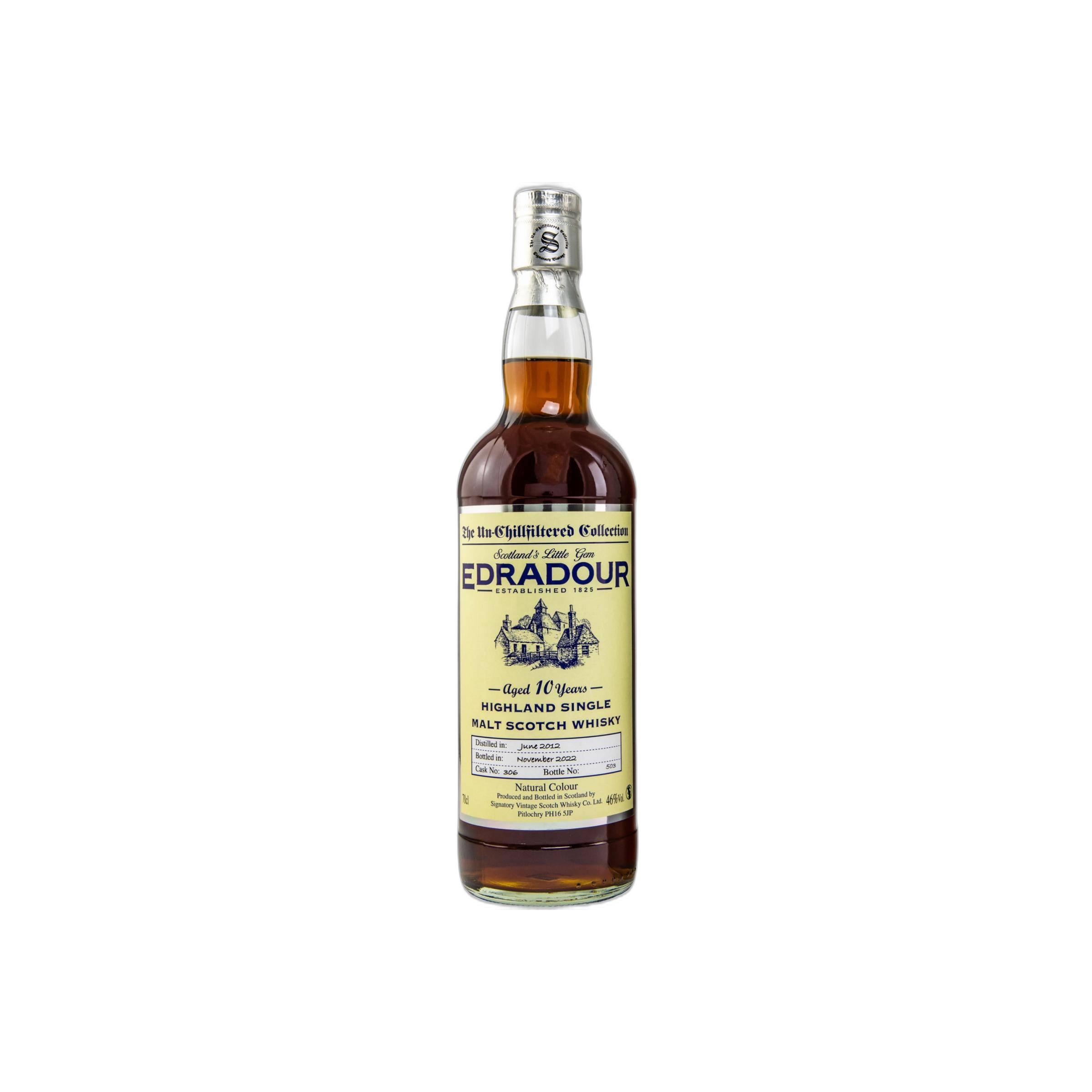 Edradour The Un-Chillfiltered Collection 2012 10 Years Single Malt Whisky