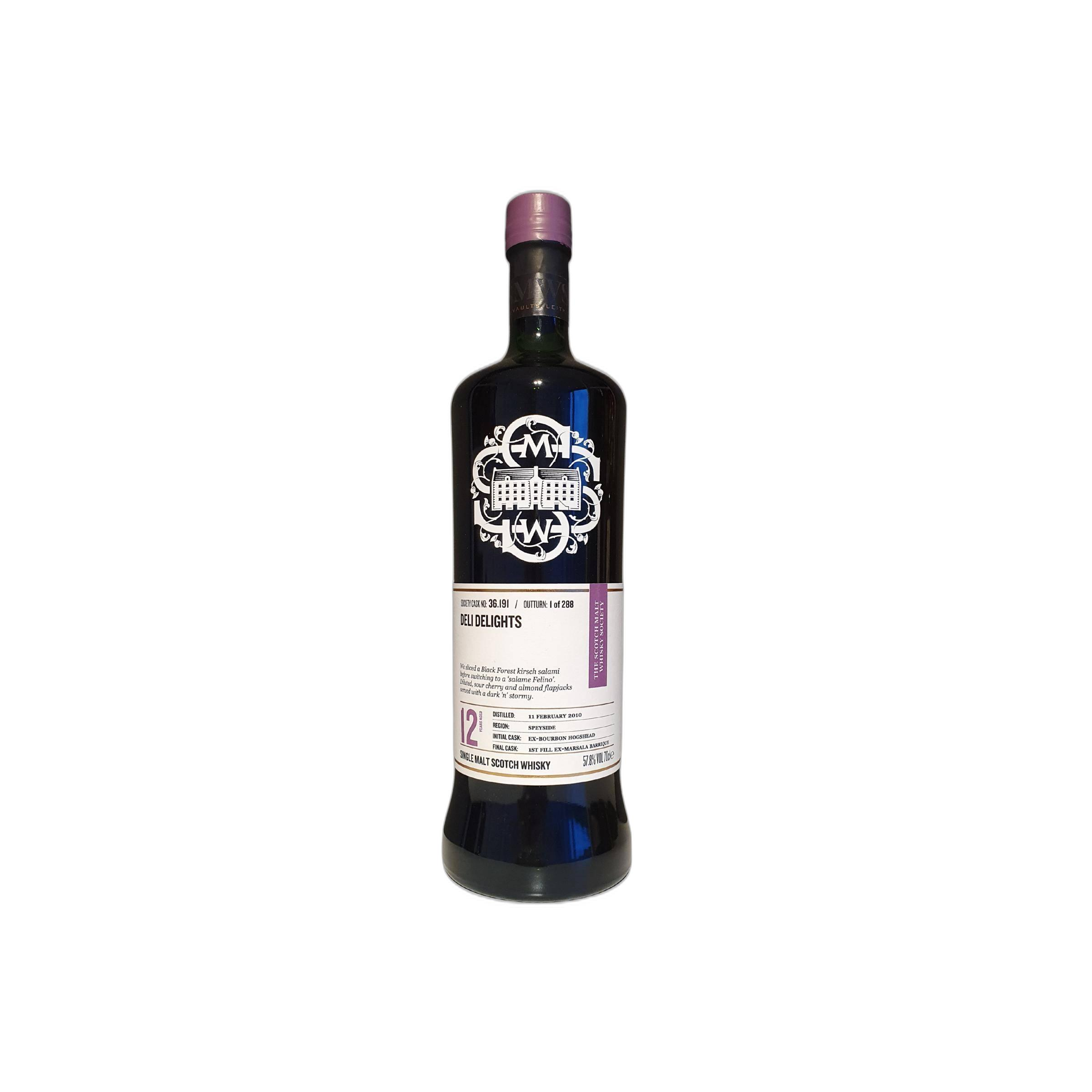 The Scotch Malt Whisky Society 2010 12 Years Single Malt Whisky