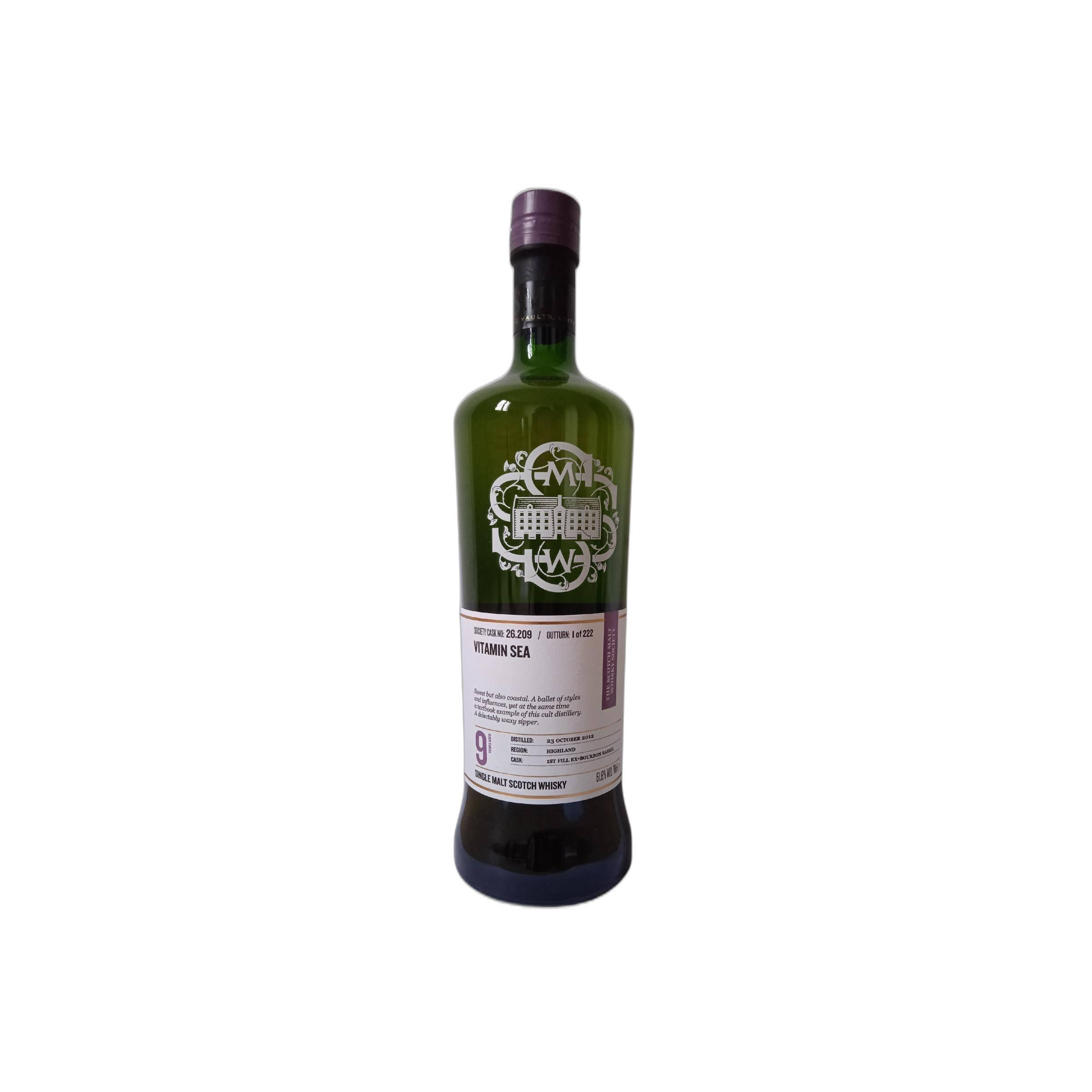 The Scotch Malt Whisky Society 2012 9 Years Single Malt Whisky