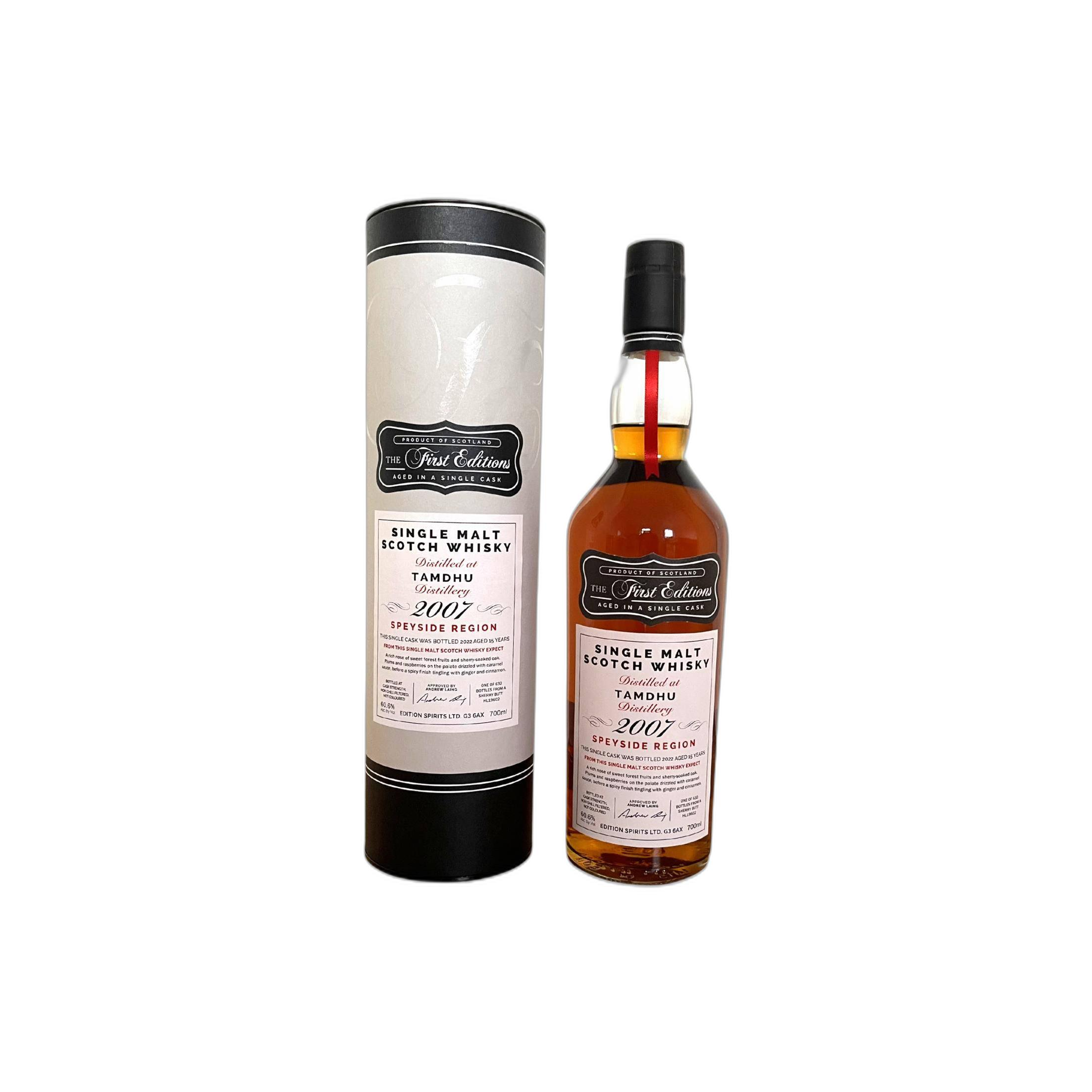 Tamdhu The First Editions 2007 15 Years Single Malt Whisky 3