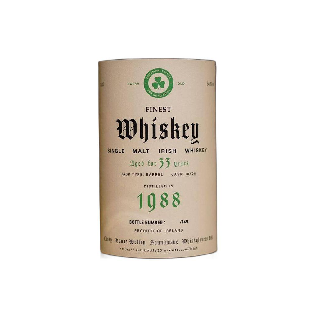 Finest Irish Whiskey 1988 UD