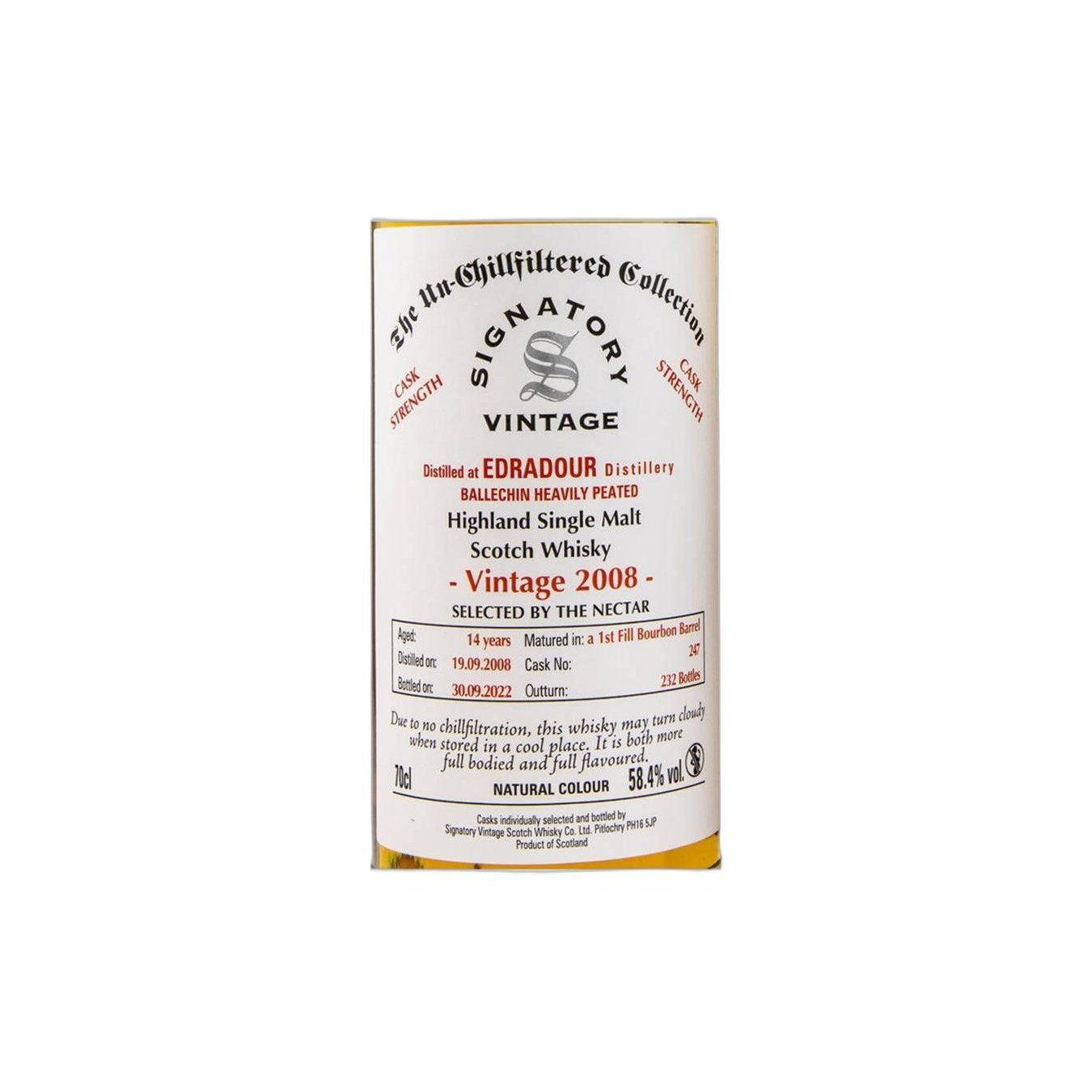 Signatory Vintage 2008 14 Years Single Malt Whisky 2