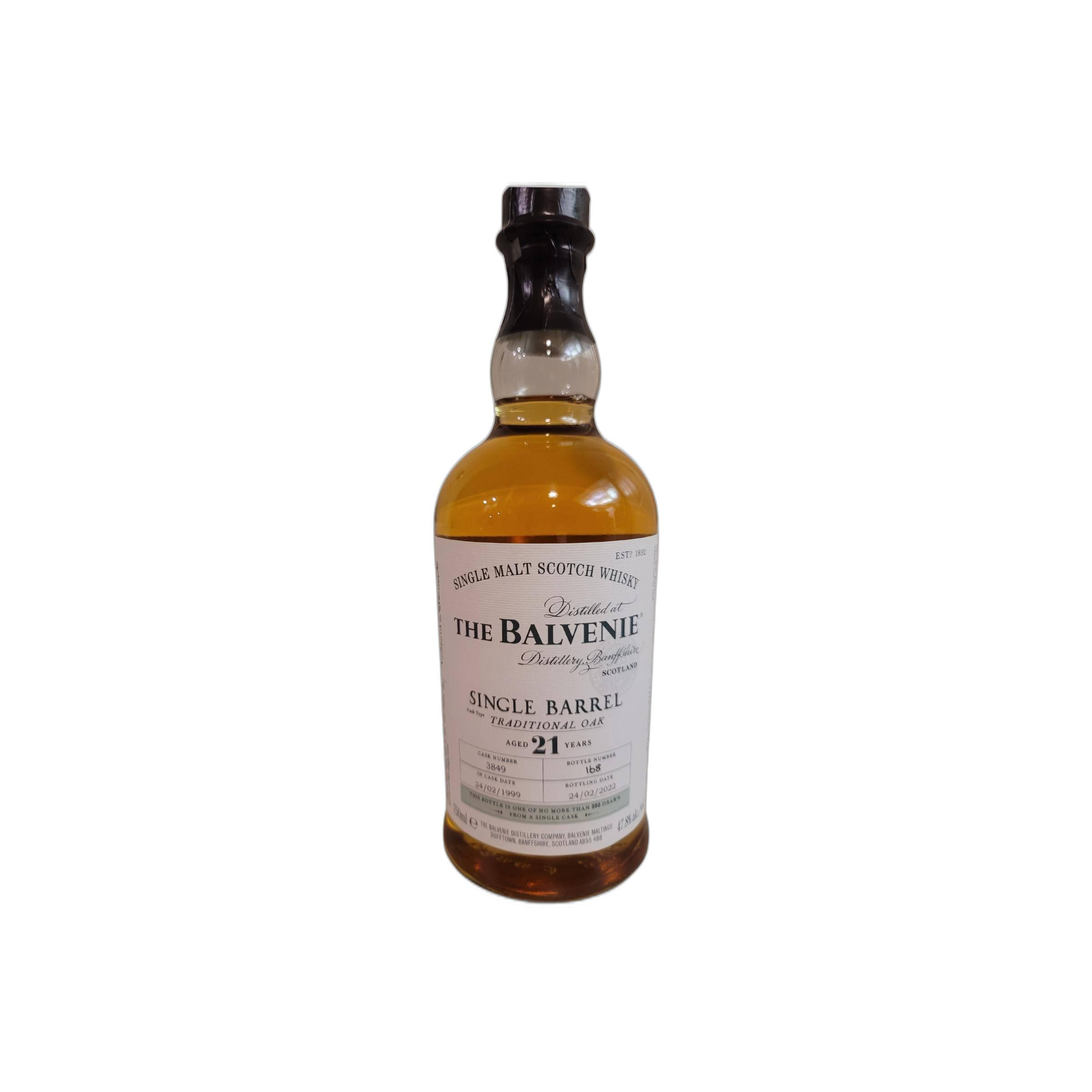 The Balvenie Single Cask 1999 21 Years Single Malt Whisky