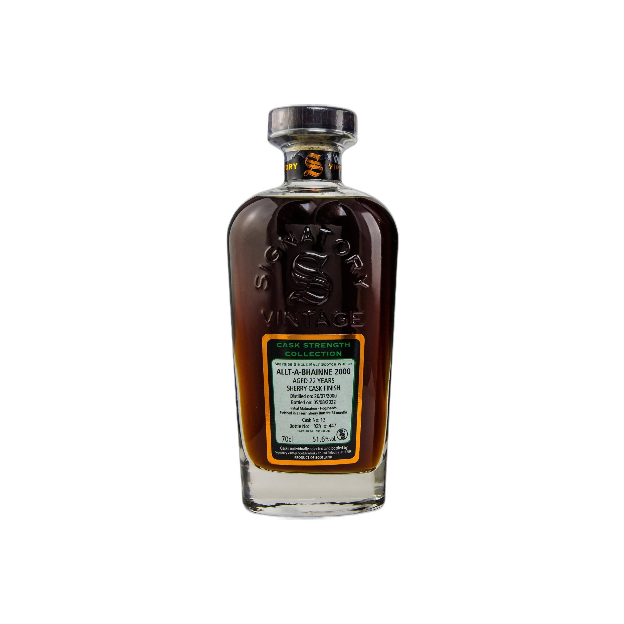Allt-A-Bhainne Cask Strength Collection 2000 22 Years Single Malt Whisky