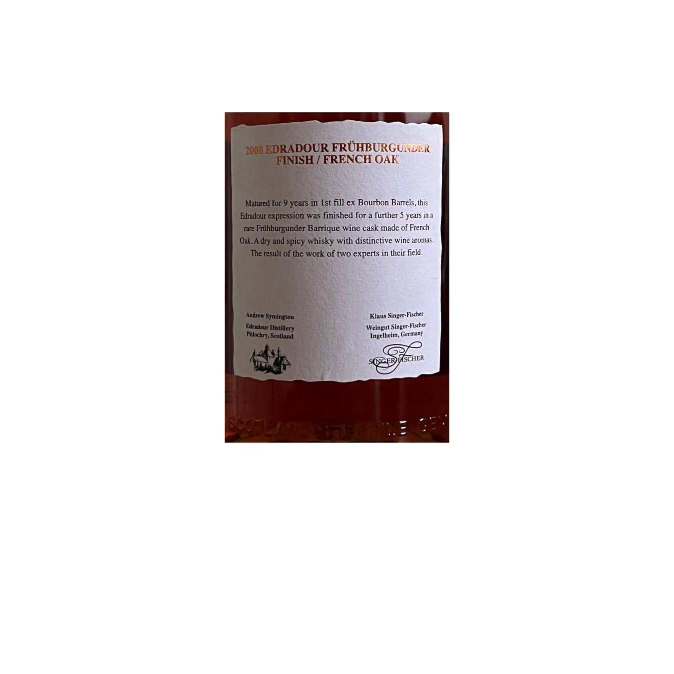 Edradour 2008 14 Years Single Malt Whisky 3
