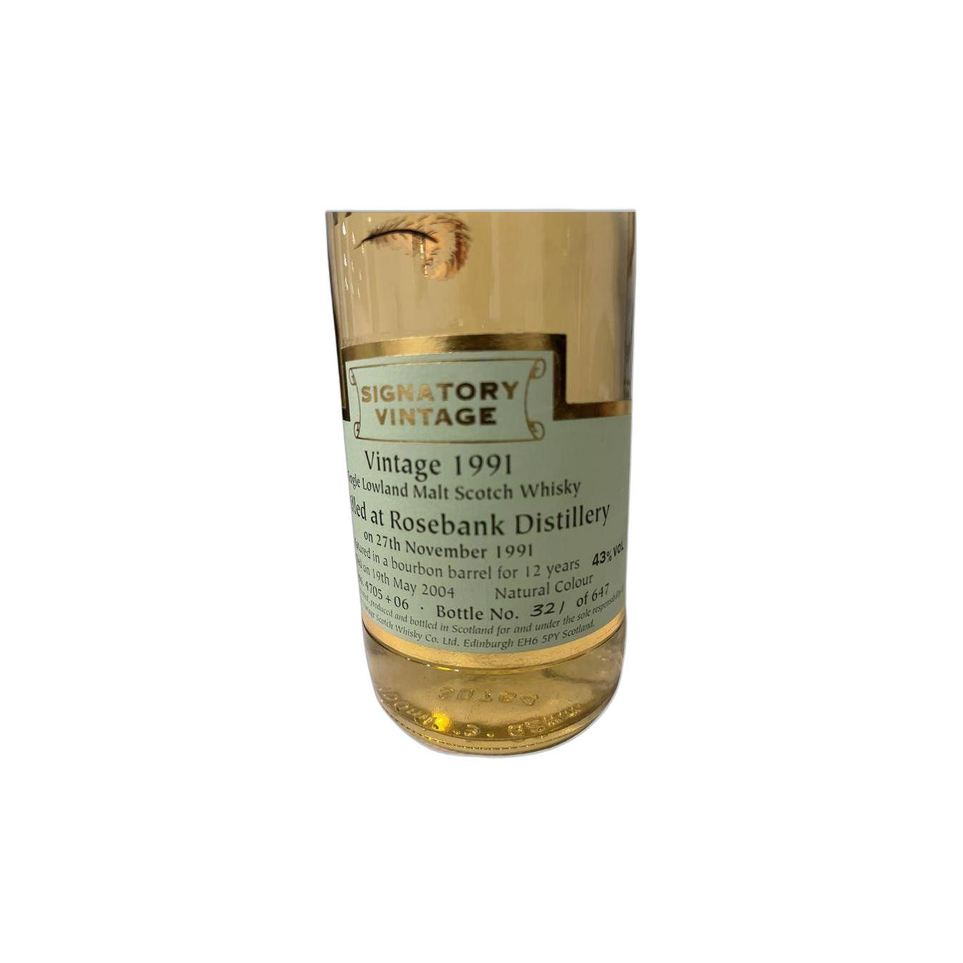 Rosebank Vintage Collection 1991 12 Years Single Malt Whisky 3