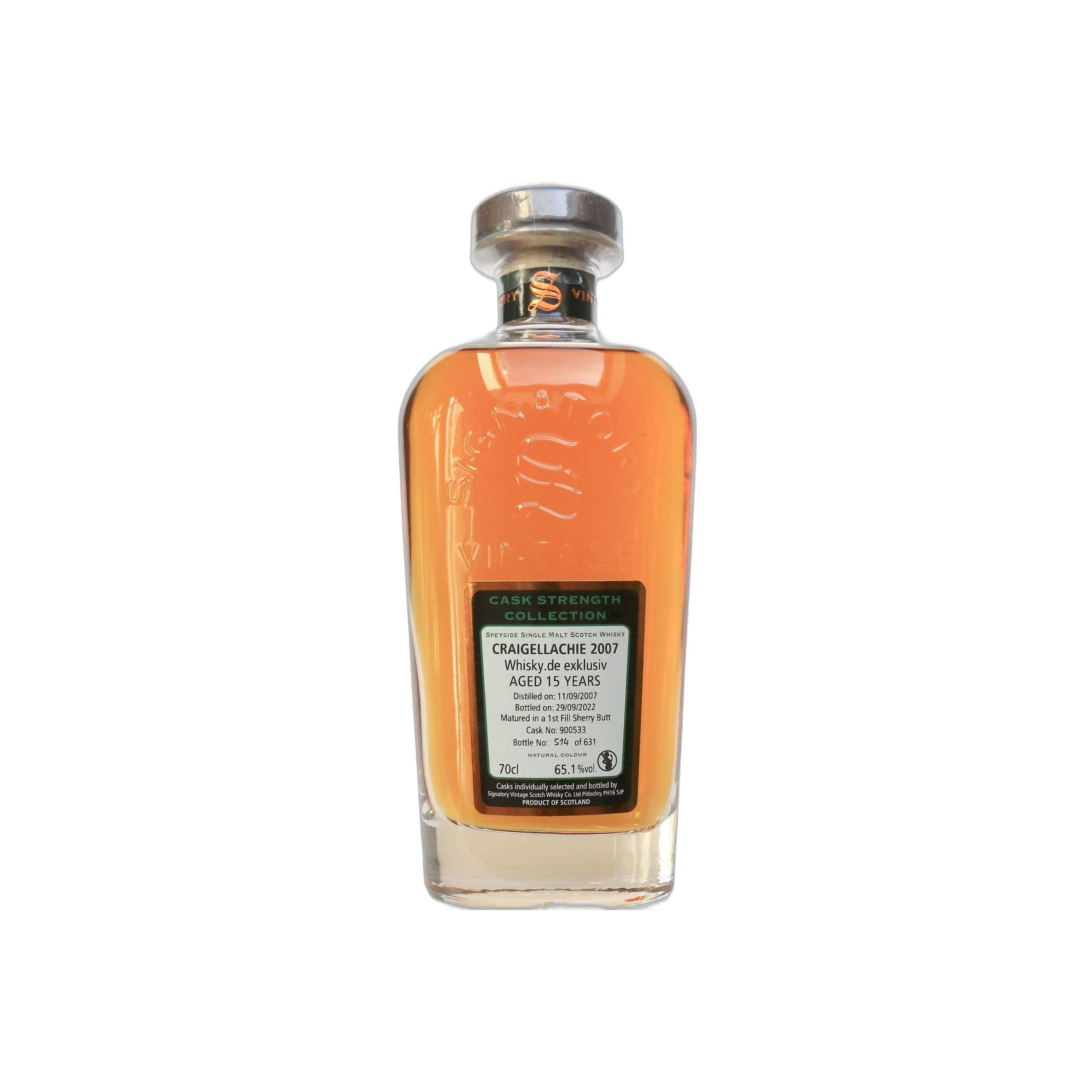 Craigellachie Cask Strength Collection 2007 15 Years Single Malt Whisky