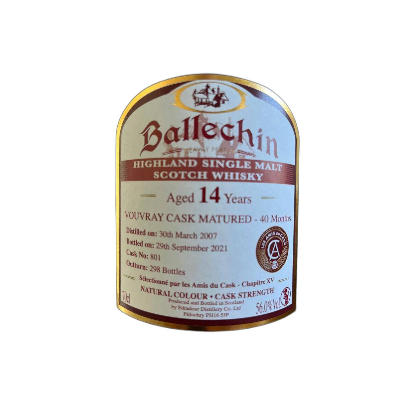 Ballechin 2007 14 Years Single Malt Whisky 2