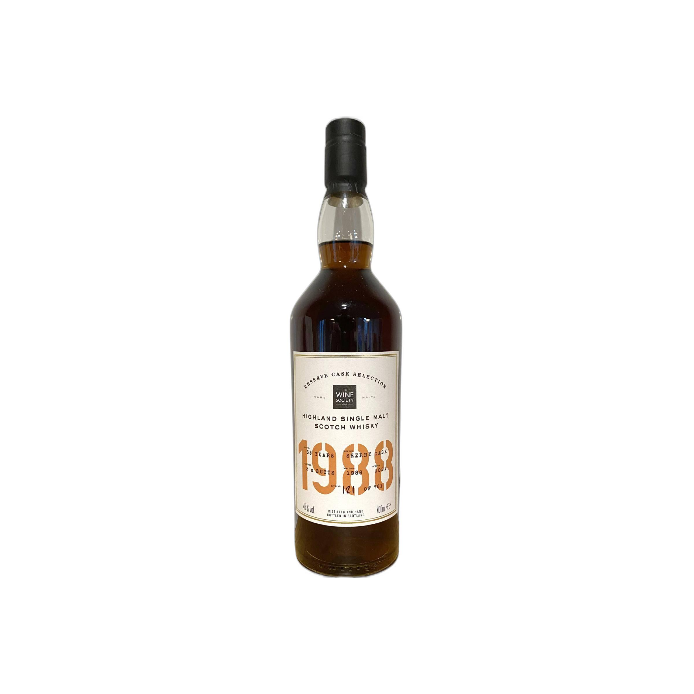 Highland Single Malt Scotch Whisky 1988 TWiS