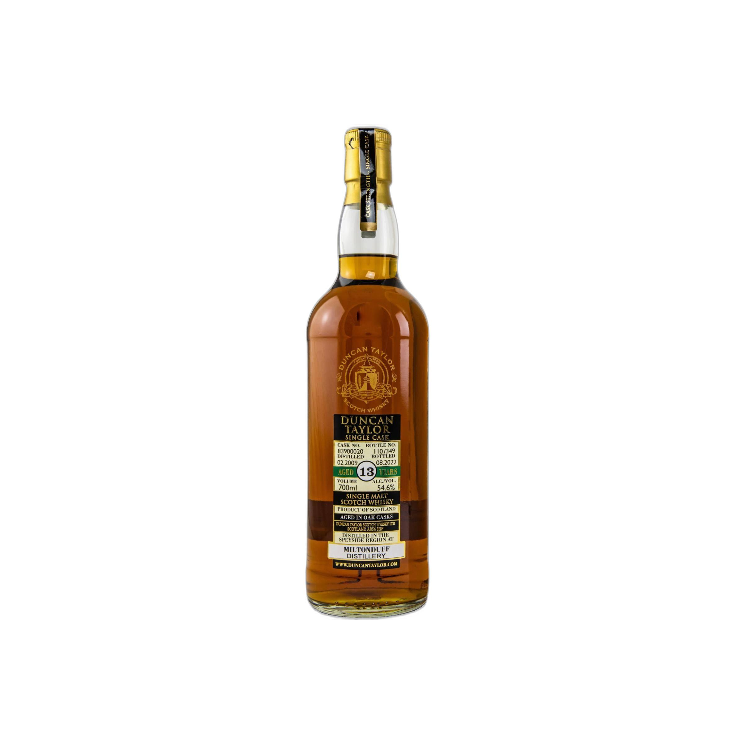 Miltonduff Single Cask 2009 13 Years Single Malt Whisky