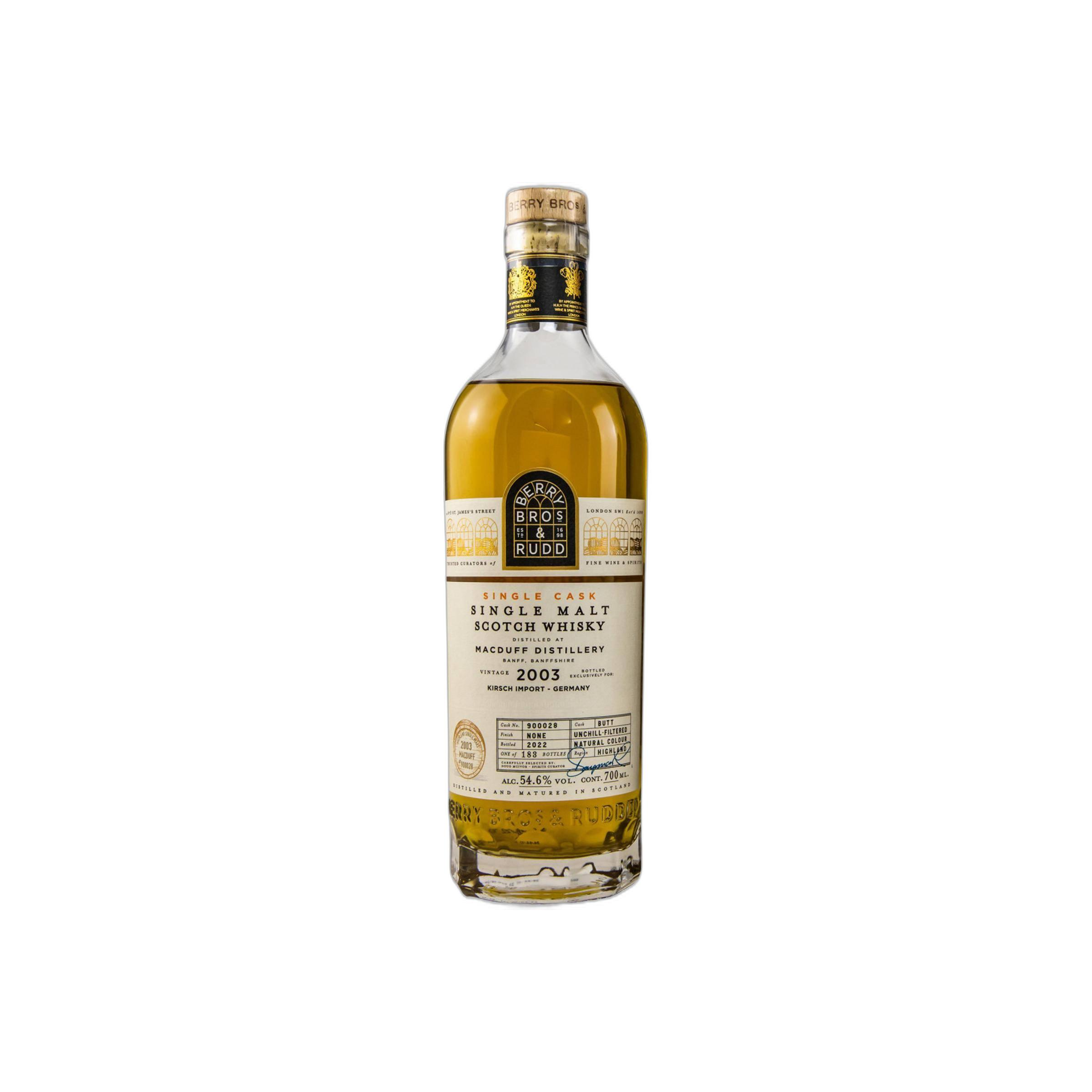 Macduff Single Cask 2003 19 Years Single Malt Whisky