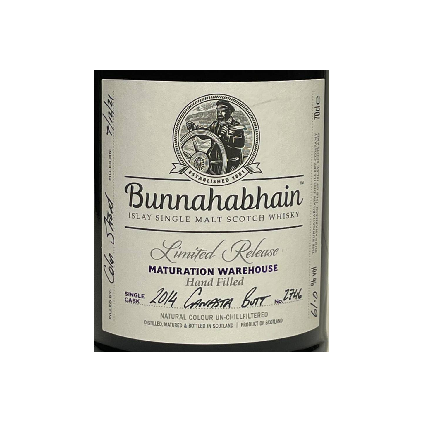 Bunnahabhain 2014 7 Years Single Malt Whisky 2
