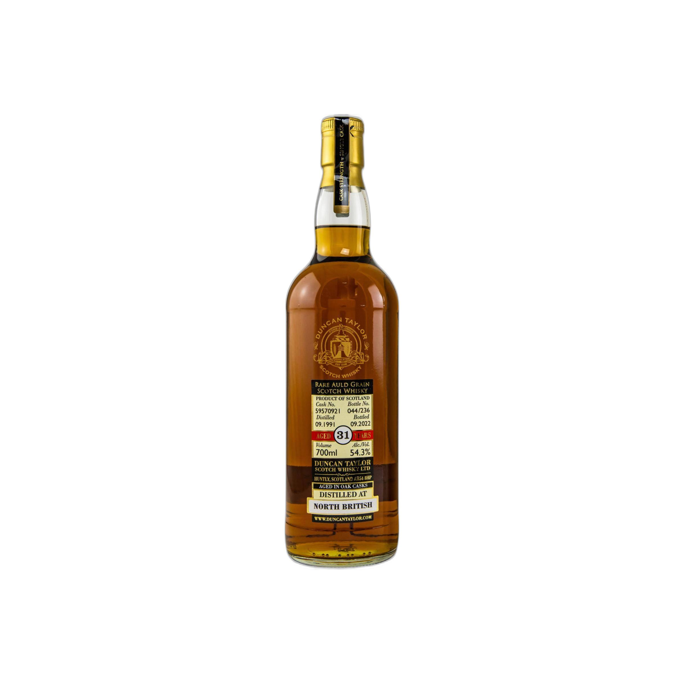 North British Rare Auld 1991 31 Years Single Grain Whisky