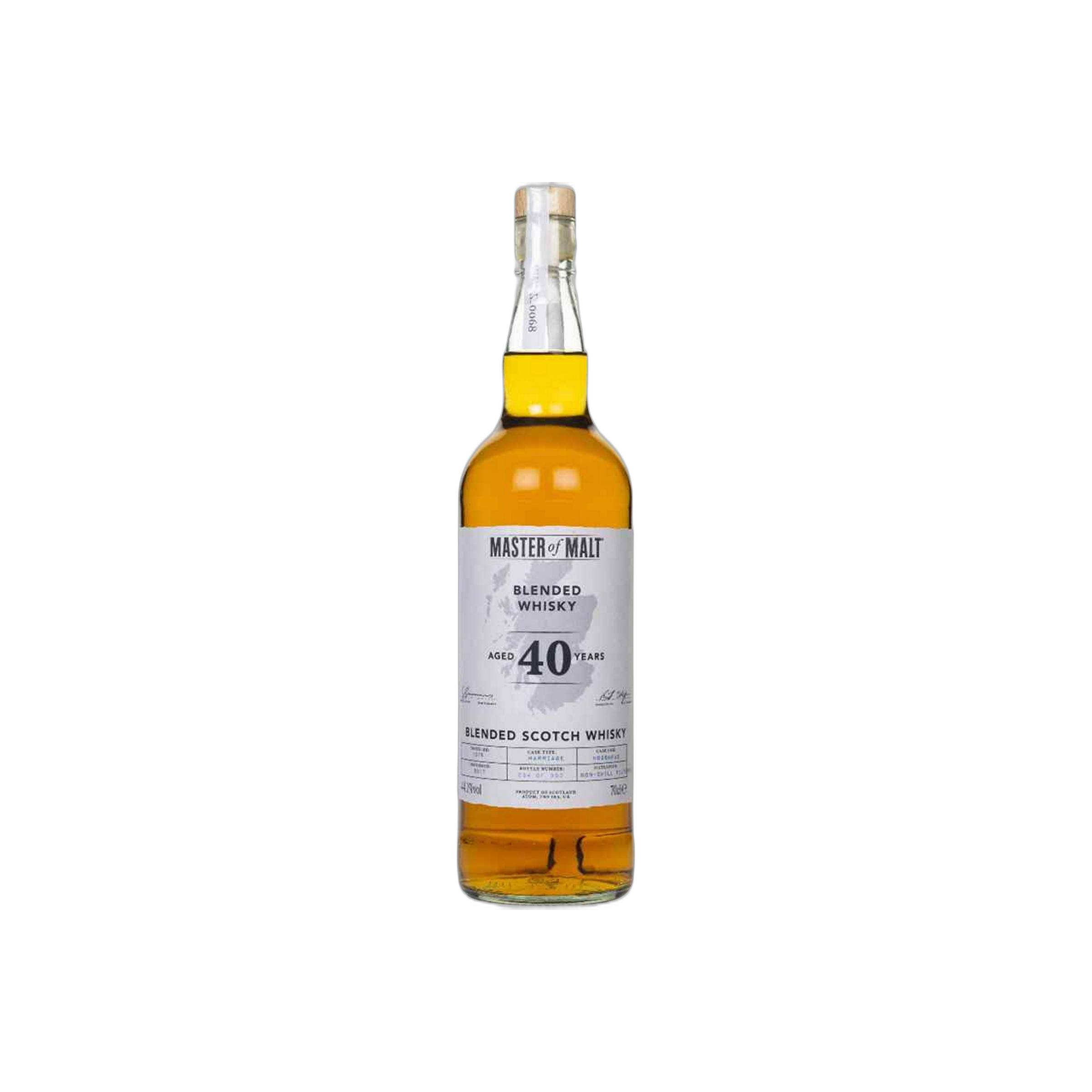Master of Malt 1976 40 Years Blended Malt Whisky