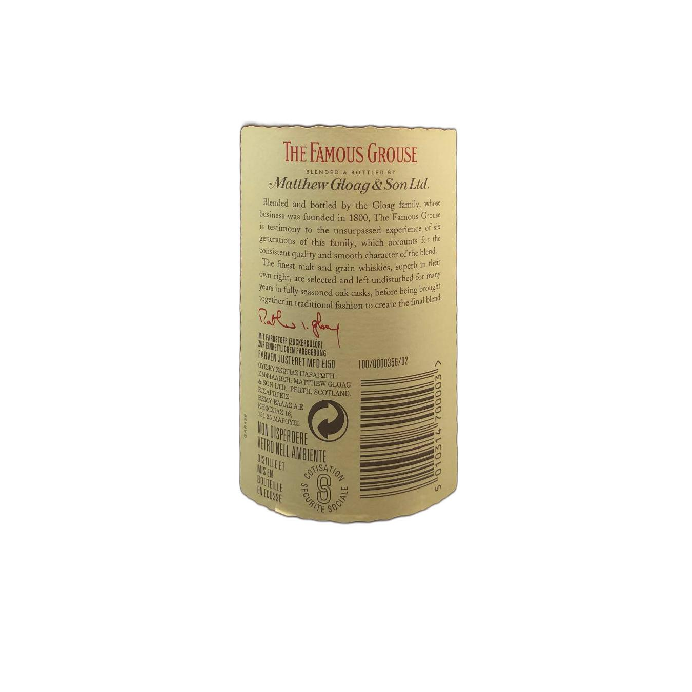 The Famous Grouse Blended Malt Whisky 3