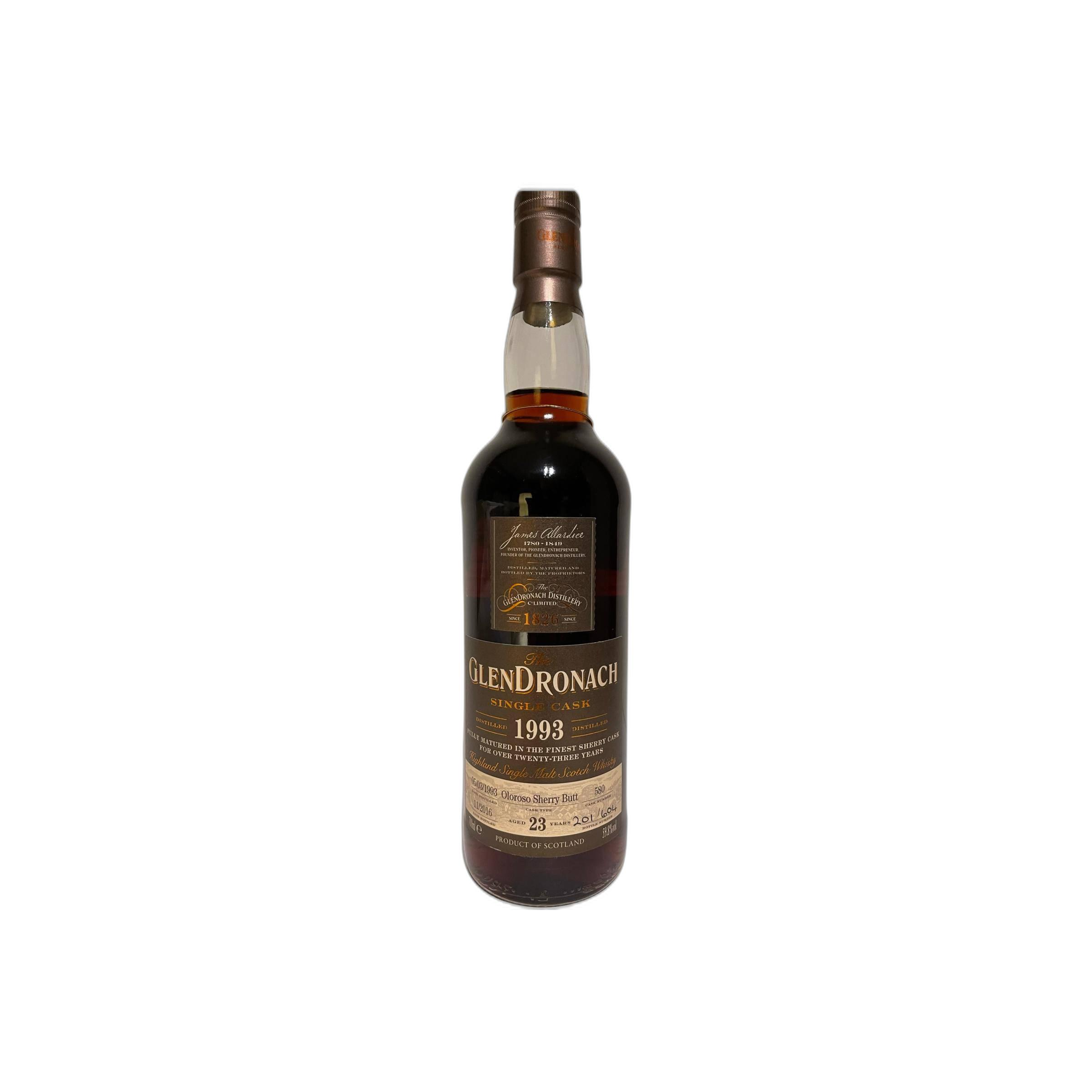 GlenDronach Single Cask 1993 23 Years Single Malt Whisky