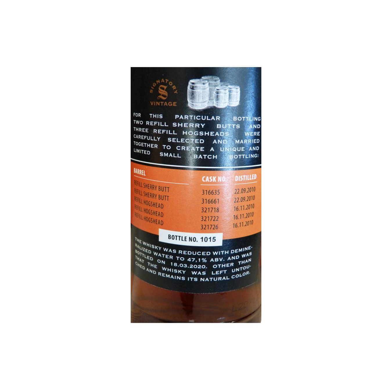 Caol Ila 2010 9 Years Single Malt Whisky 2