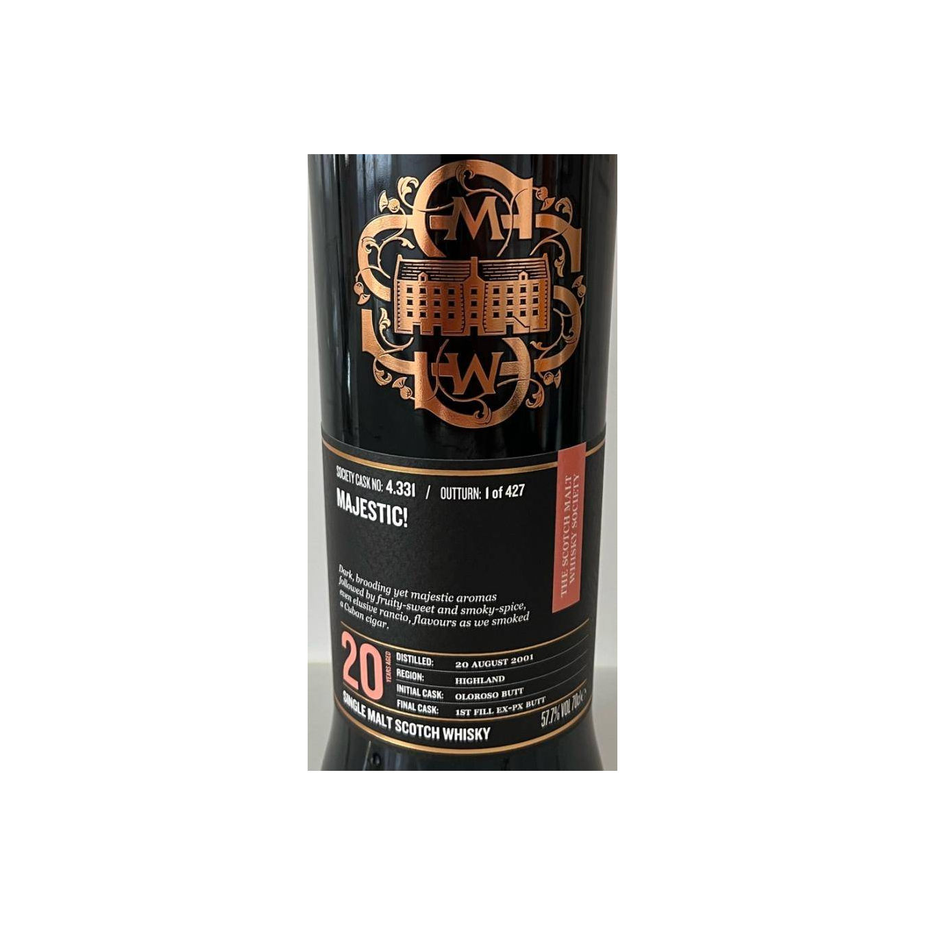 The Scotch Malt Whisky Society 2001 20 Years Single Malt Whisky 3