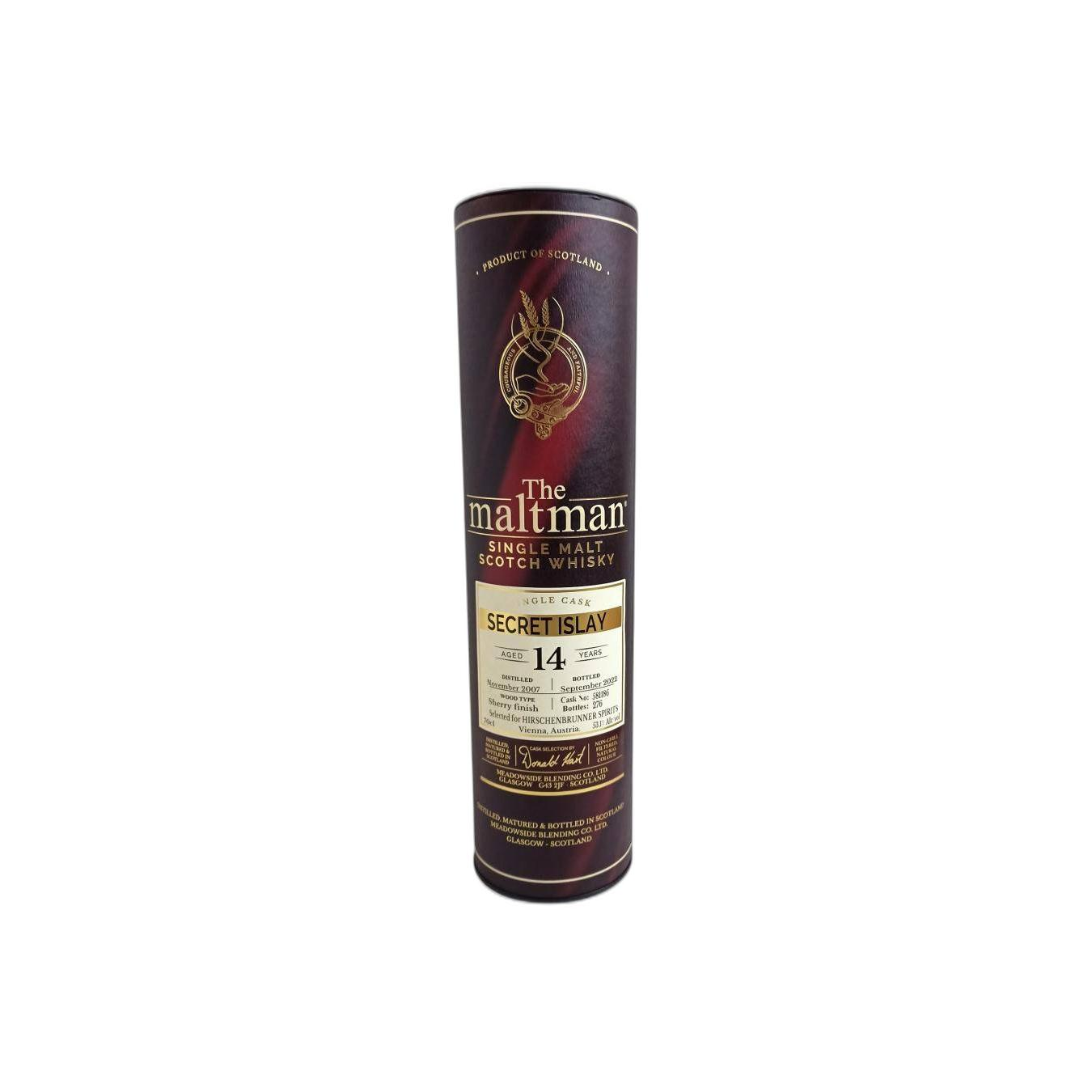 Meadowside Blending Single Cask 2007 14 Years Single Malt Whisky 2