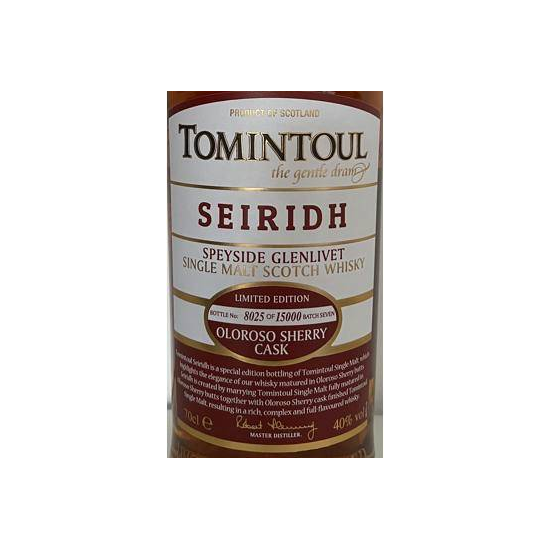 Tomintoul Single Malt Whisky 2
