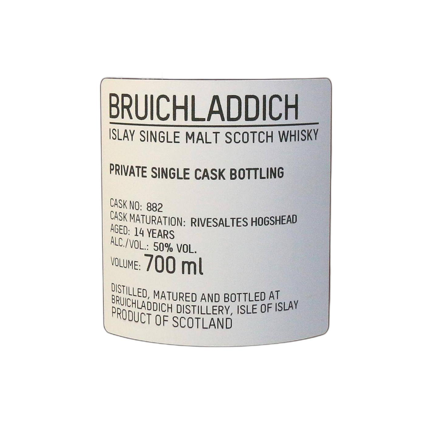 Bruichladdich 2007 14 Years Single Malt Whisky 2