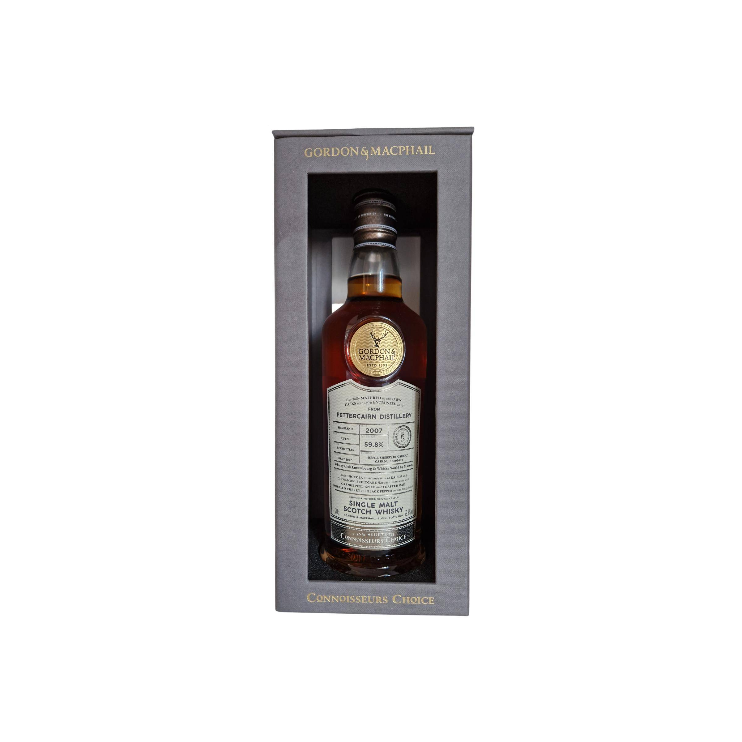 Fettercairn Connoisseurs Choice - Cask Strength 2007 15 Years Single Malt Whisky 2