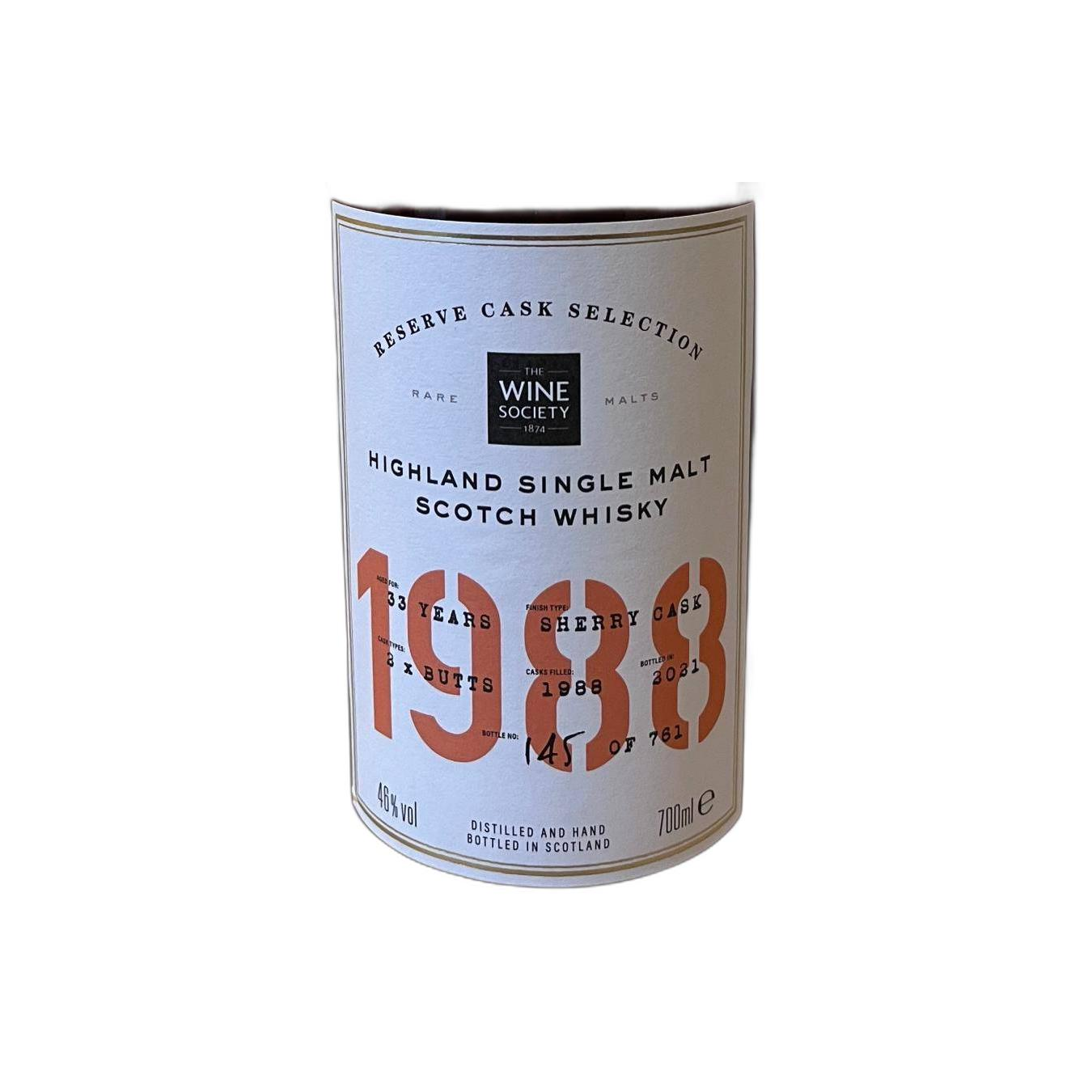 Highland Single Malt Scotch Whisky 1988 TWiS 3