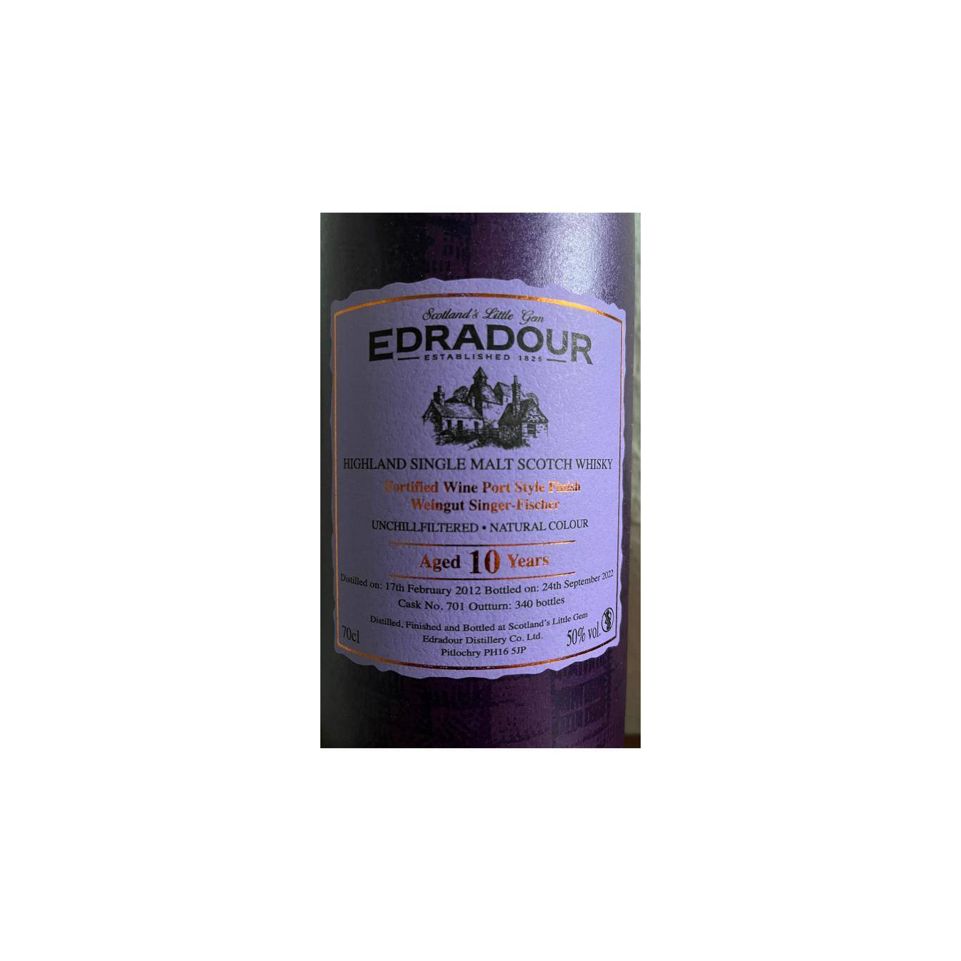Edradour 2012 10 Years Single Malt Whisky 2