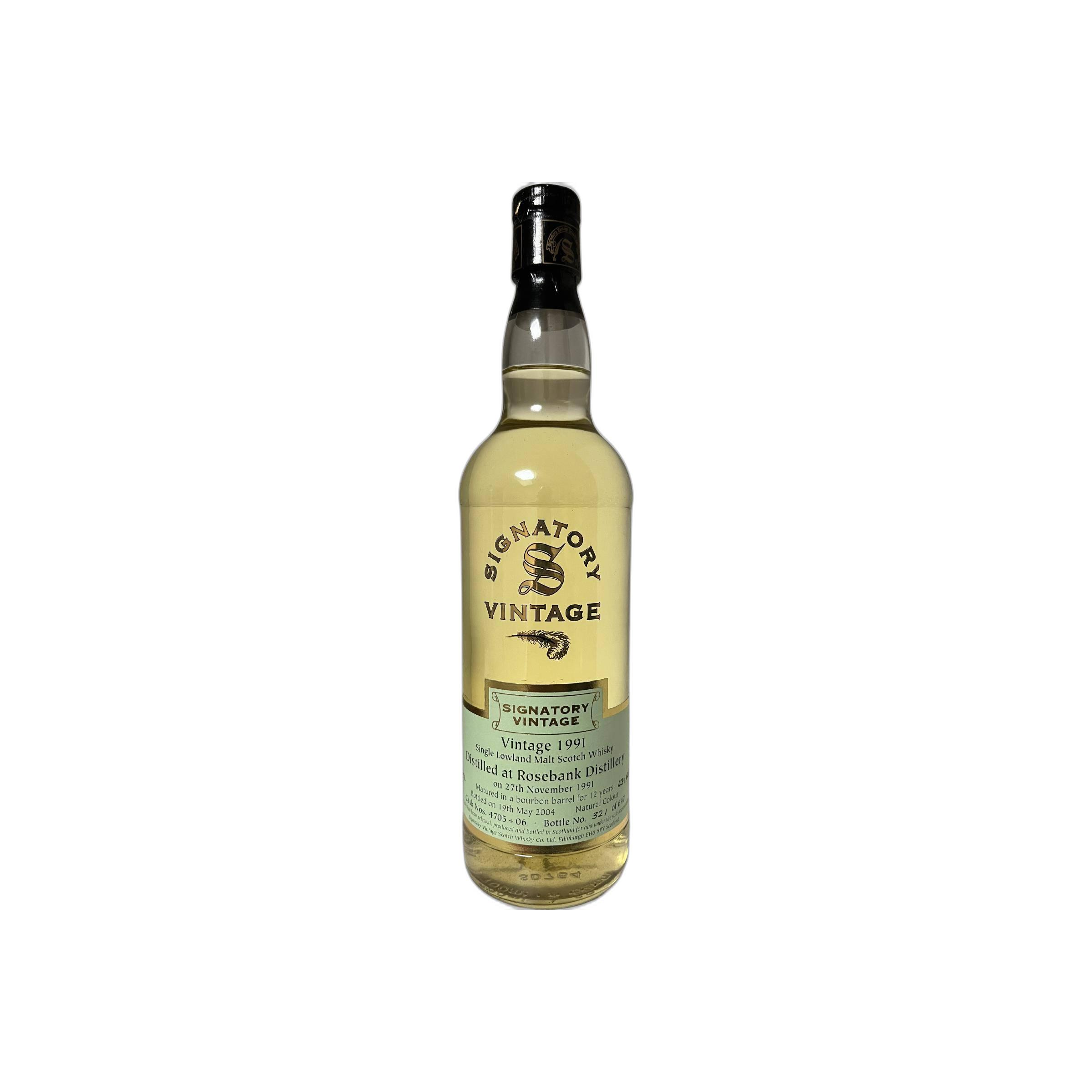 Rosebank Vintage Collection 1991 12 Years Single Malt Whisky