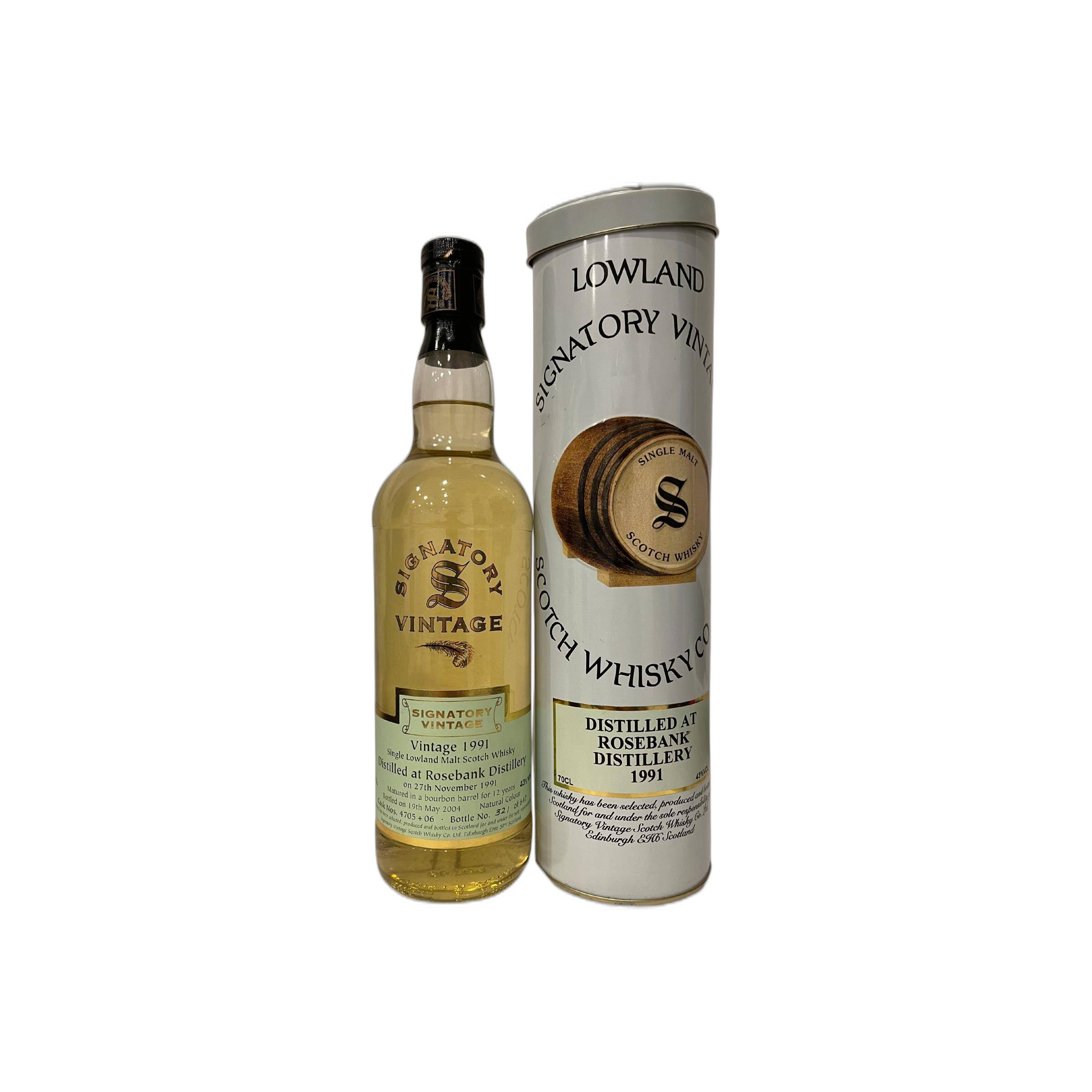 Rosebank Vintage Collection 1991 12 Years Single Malt Whisky 2
