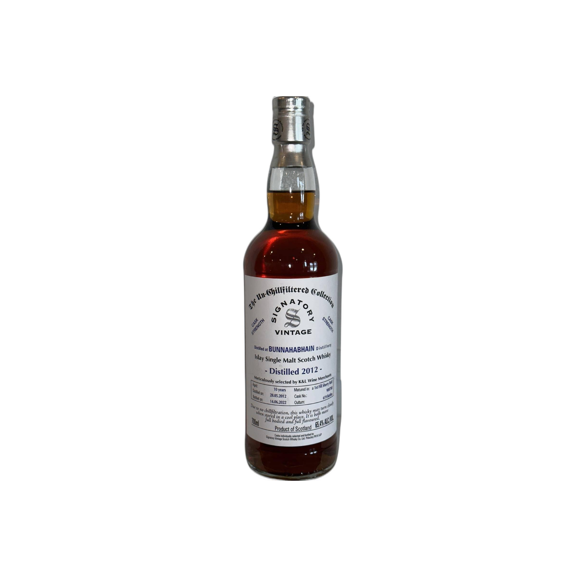 Bunnahabhain 2012 10 Years Single Malt Whisky