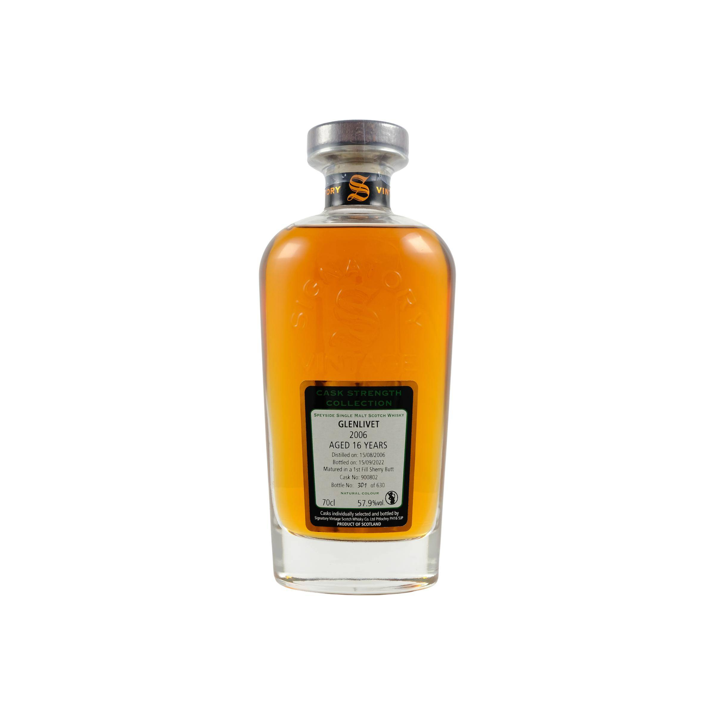 The Glenlivet Cask Strength Collection 2006 16 Years Single Malt Whisky