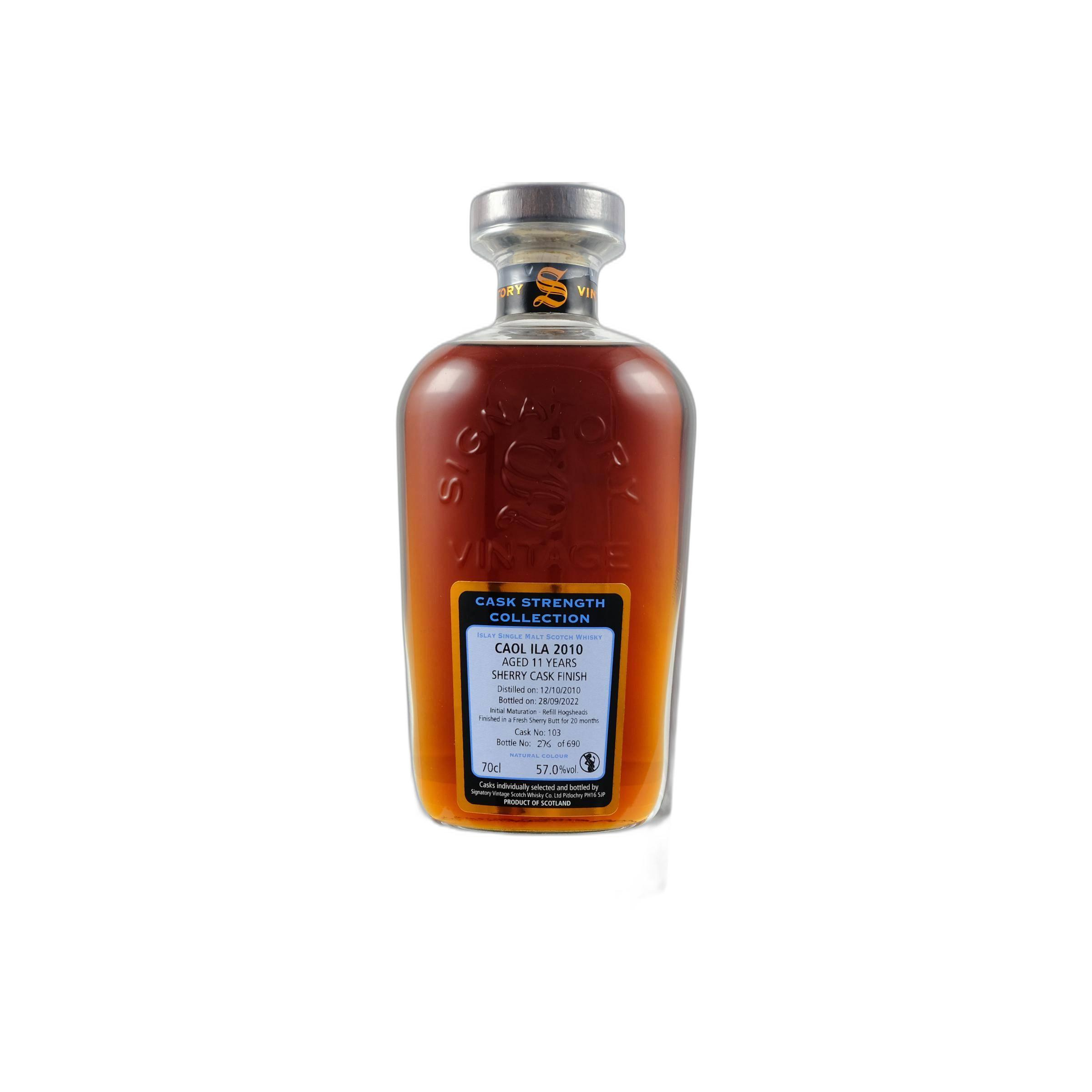 Caol Ila Cask Strength Collection 2010 11 Years Single Malt Whisky