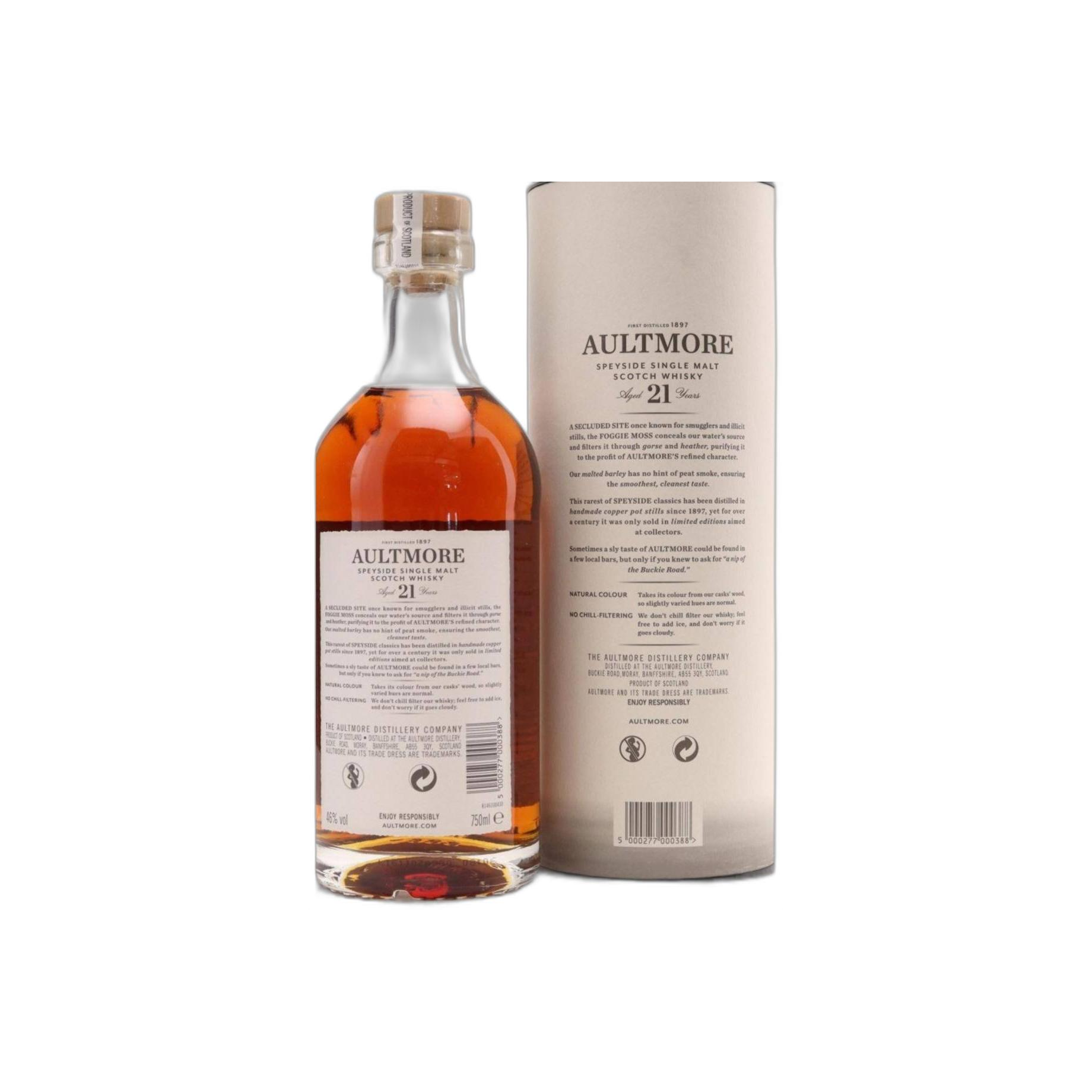 Aultmore 21 Years Single Malt Whisky 3