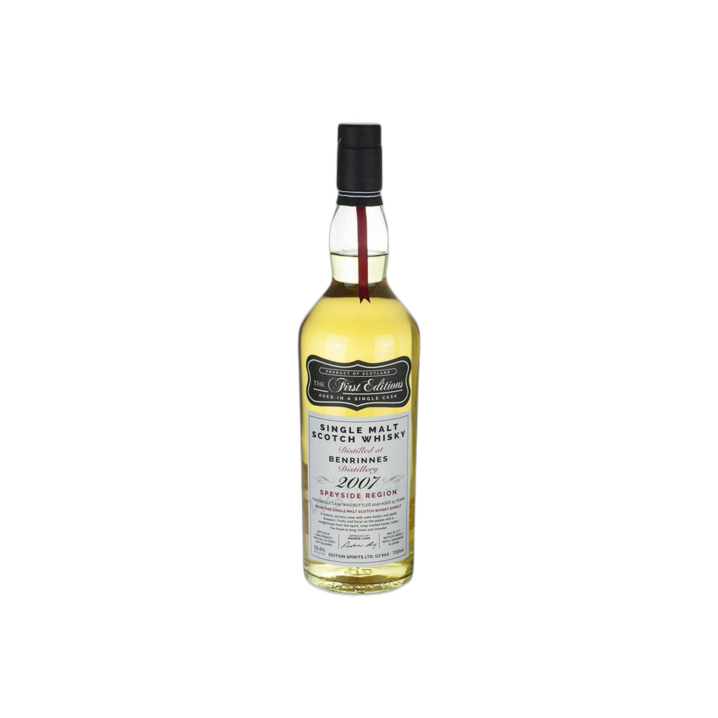 Benrinnes The First Editions 2007 15 Years Single Malt Whisky