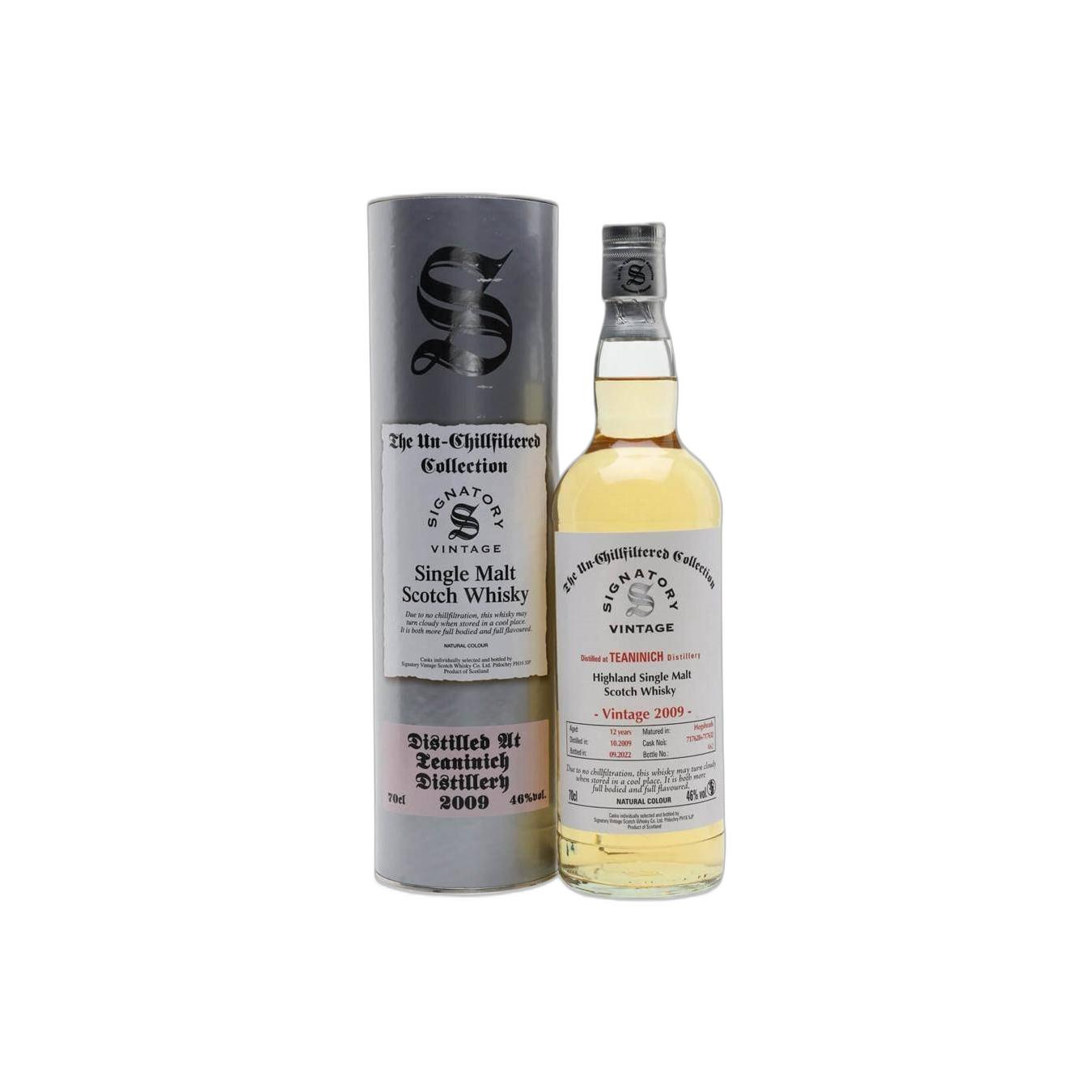 Teaninich The Un-Chillfiltered Collection 2009 12 Years Single Malt Whisky